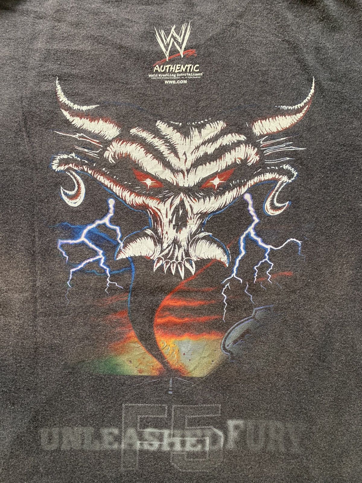 WWE VINTAGE WWE AUTHENTIC UNLEASHED FURY RARE TEE Size US M / EU 48-50 / 2 - 12 Thumbnail
