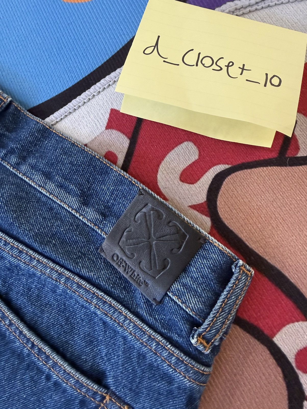 Off-White Off-White Jeans UOarr tab zip Size US 32 / EU 48 - 1 Thumbnail