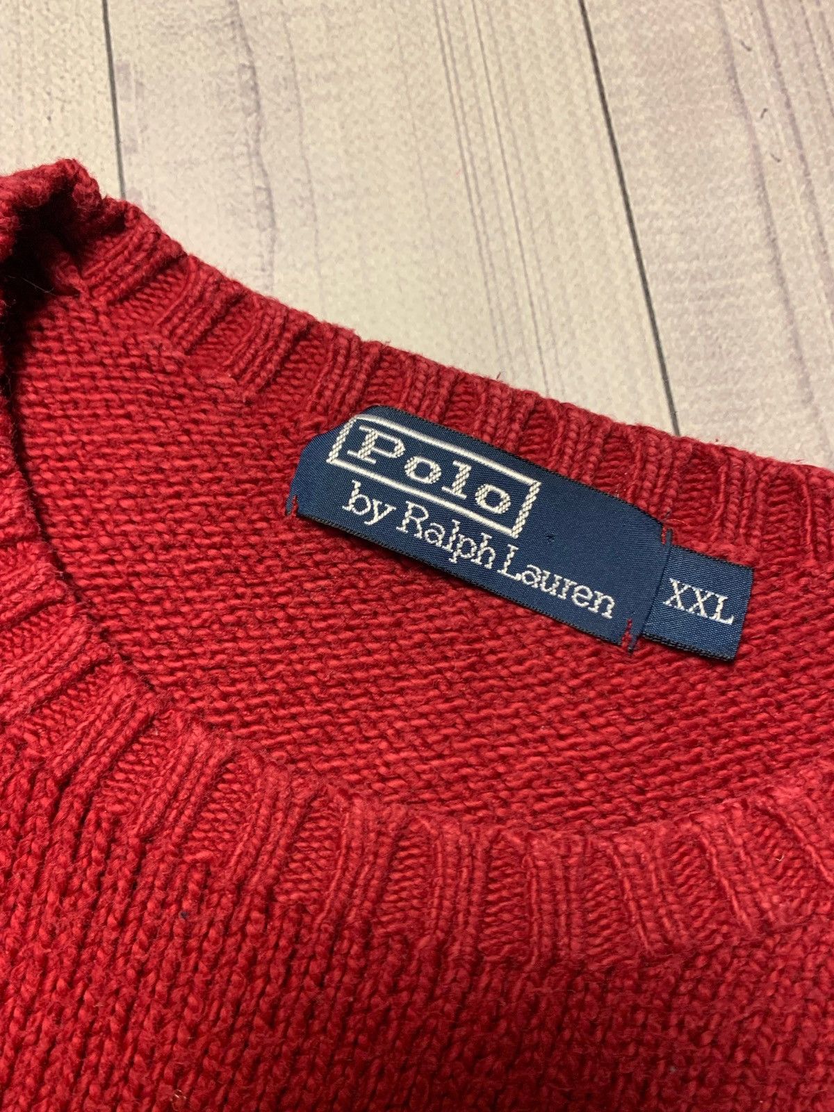 Vintage Polo Ralph Lauren vintage knitted sweater Size XXL Size US XXL / EU 58 / 5 - 5 Thumbnail