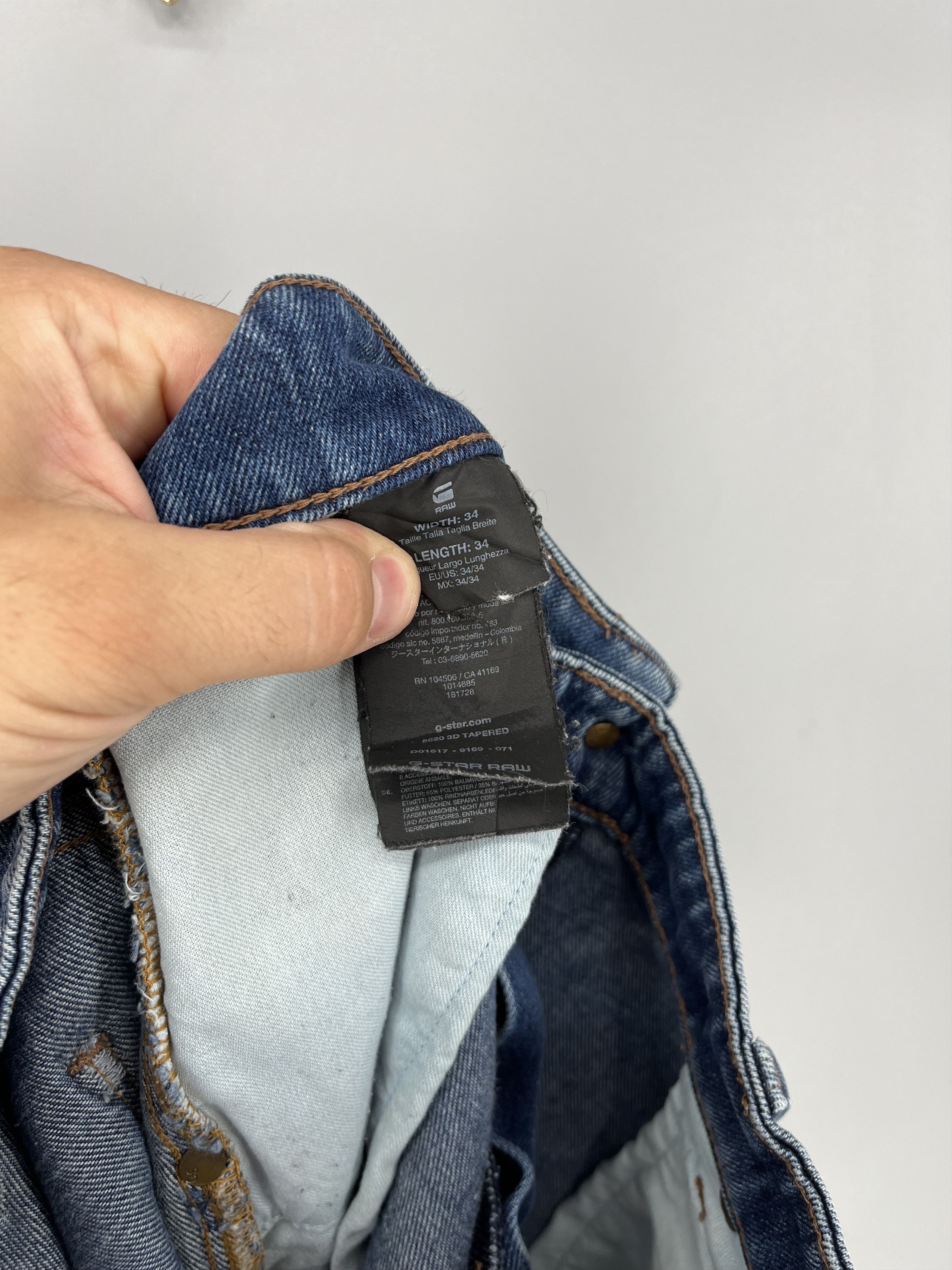 G-Star Vintage G star Raw Denim Avant Garde Pants jeans Rick style Size US 34 / EU 50 - 10 Thumbnail