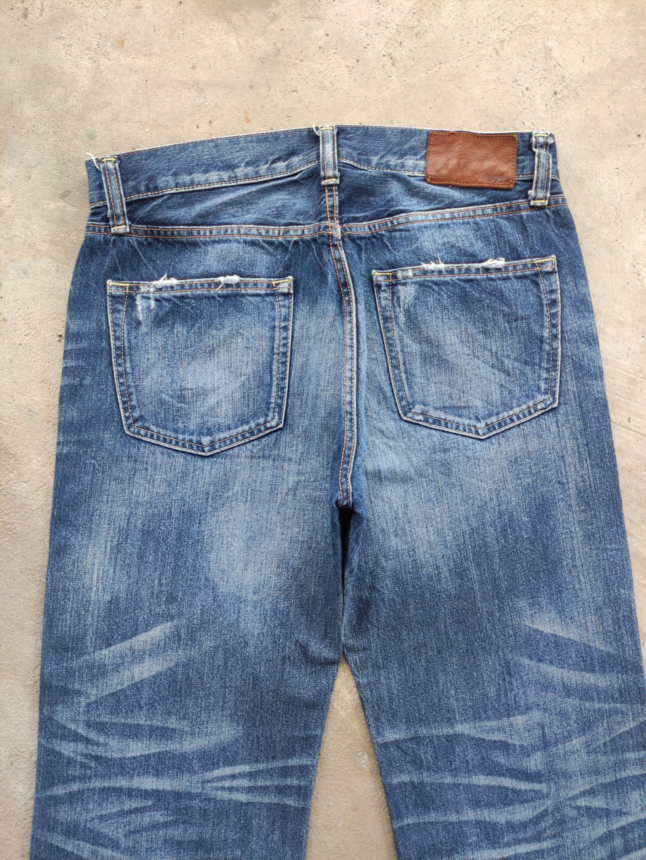 Japanese Brand Vintage Japanese Jean Baggy Distressed Faded Denim Size US 34 / EU 50 - 9 Thumbnail