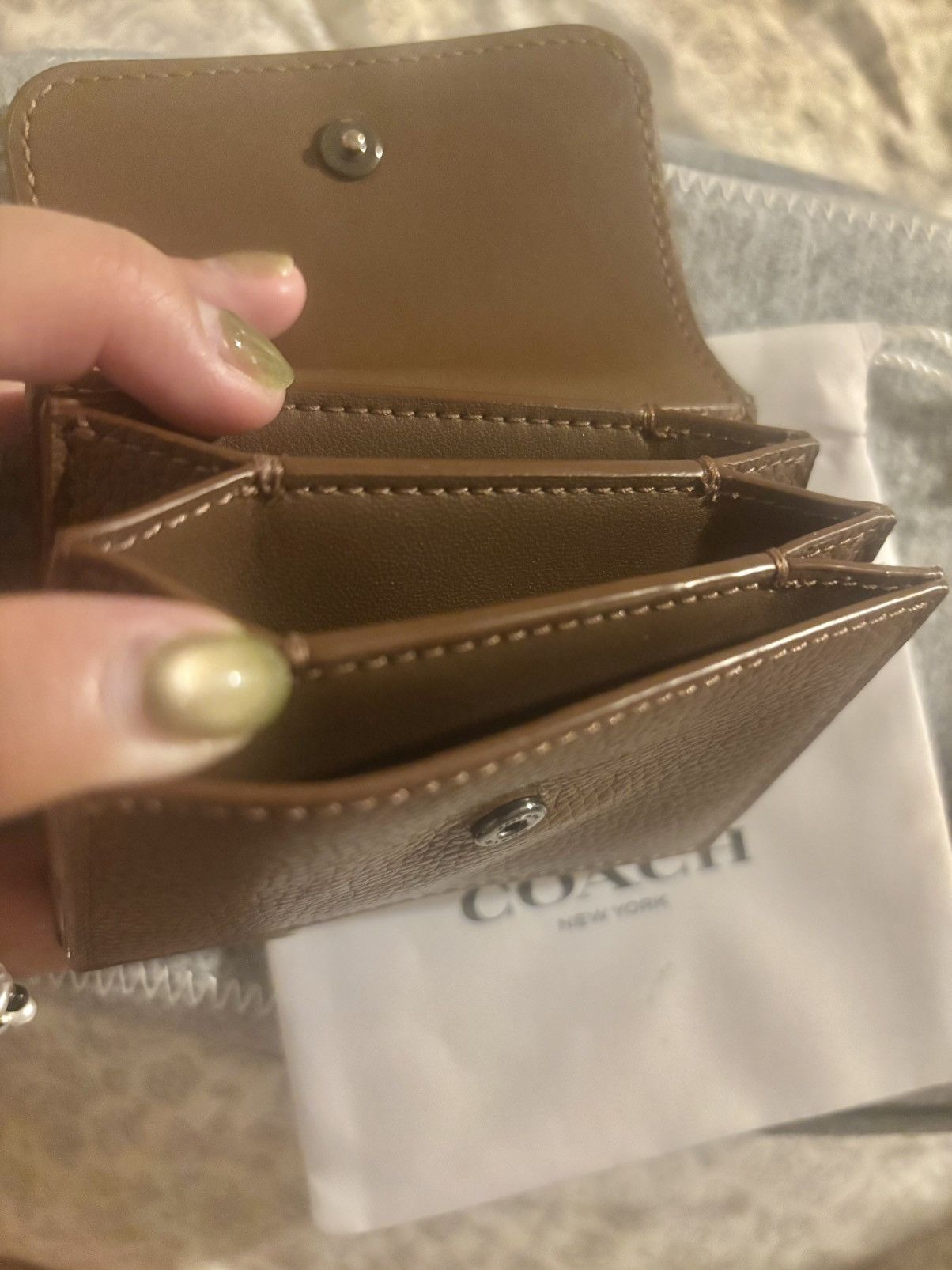 Coach Coach Camel Color small Card wallet Size ONE SIZE - 5 Thumbnail