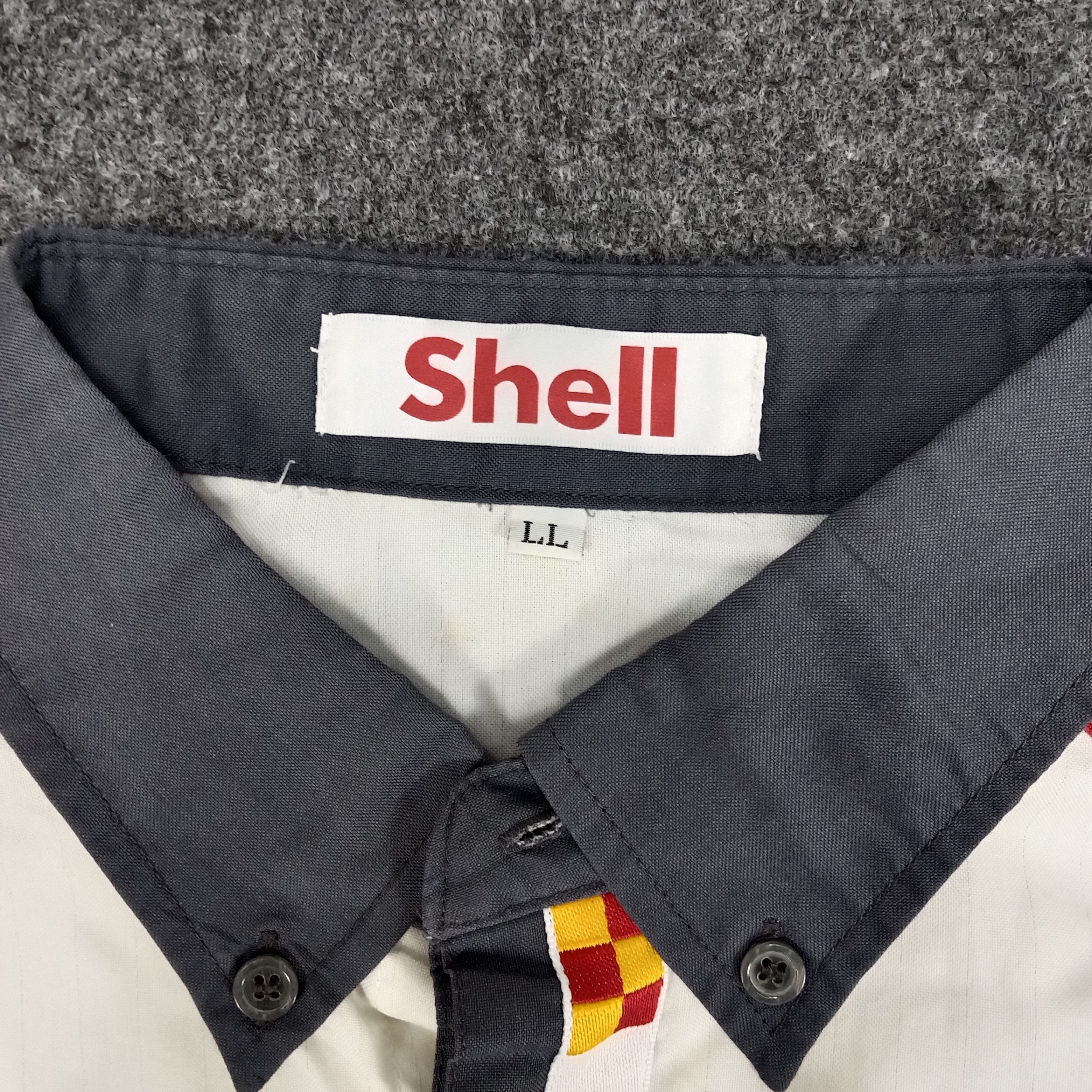 Ferrari × Vintage Shell Formula One Racing Ferrari Shirt Button Ups Size US XL / EU 56 / 4 - 4 Thumbnail