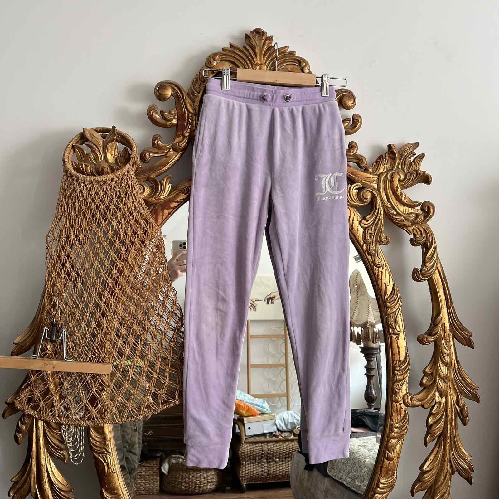Juicy Couture × Vintage VINTAGE JUICY COUTURE VELOUR PANTS Sz XS-S Size 30" / US 8 / IT 44 - 2 Thumbnail