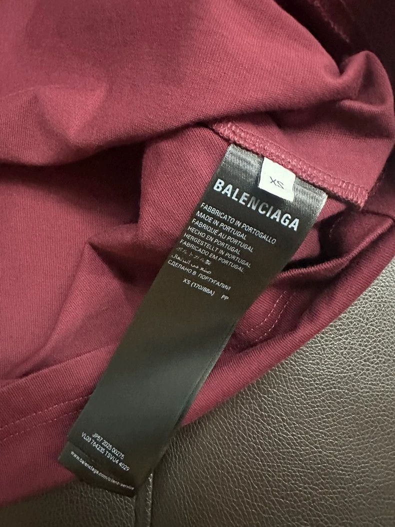 Balenciaga Balenciaga BB monogram printed short sleeve T-shirt, Burgu Size US XS / EU 42 / 0 - 4 Thumbnail