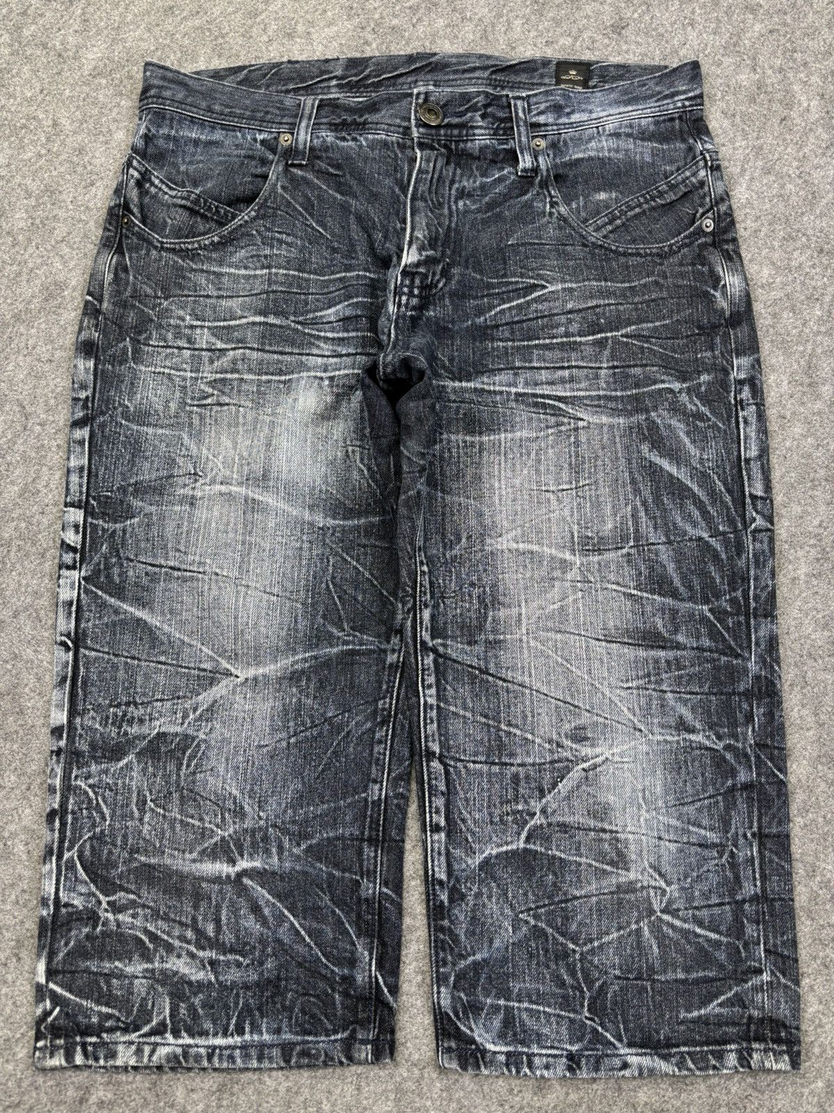 semanticdesign Semanticdesign Crazy Fades Short Denim F753 Size US 34 / EU 50 - 12 Thumbnail
