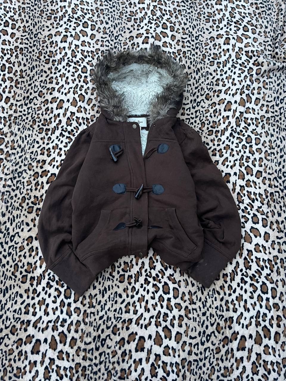 Japanese Brand Fur Fuzzy Brown If Six Was Nine Style Mohair Faded Hoodie Size M / US 6-8 / IT 42-44 - 1 Thumbnail