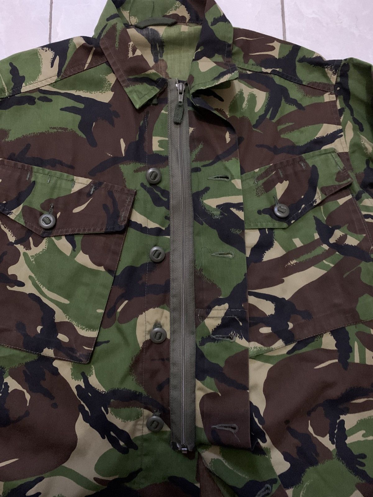 Vintage (Custom Aphex Twin) Vintage British Army DPM Combat Jacket Size US M / EU 48-50 / 2 - 3 Thumbnail