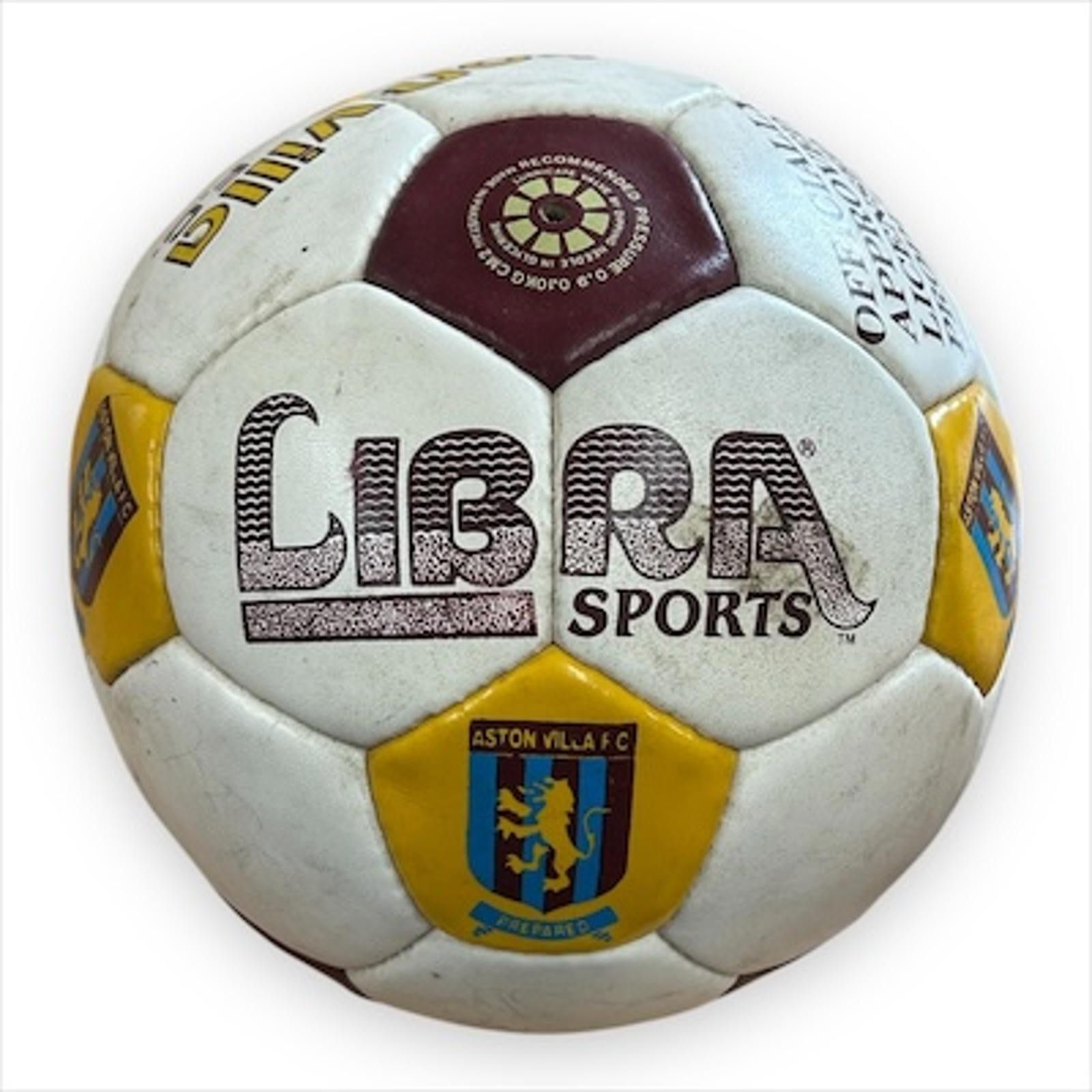 Designer Aston Villa FC 1992 Squad Signed Official Football (E24) Size ONE SIZE - 5 Thumbnail