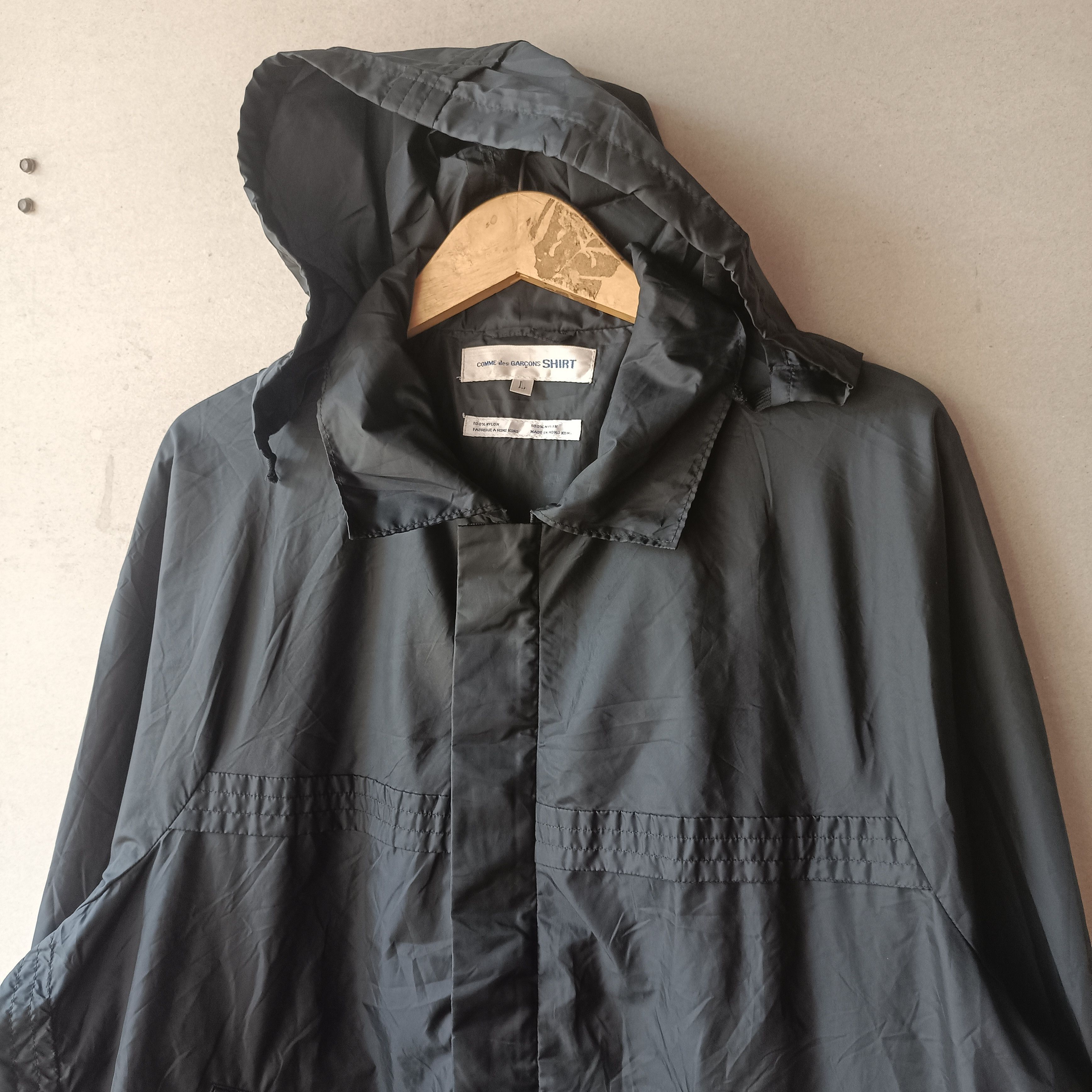 Comme des Garcons SHIRT CDG SHIRT NYLON HOODED LIGHT JACKET Size US L / EU 52-54 / 3 - 2 Thumbnail