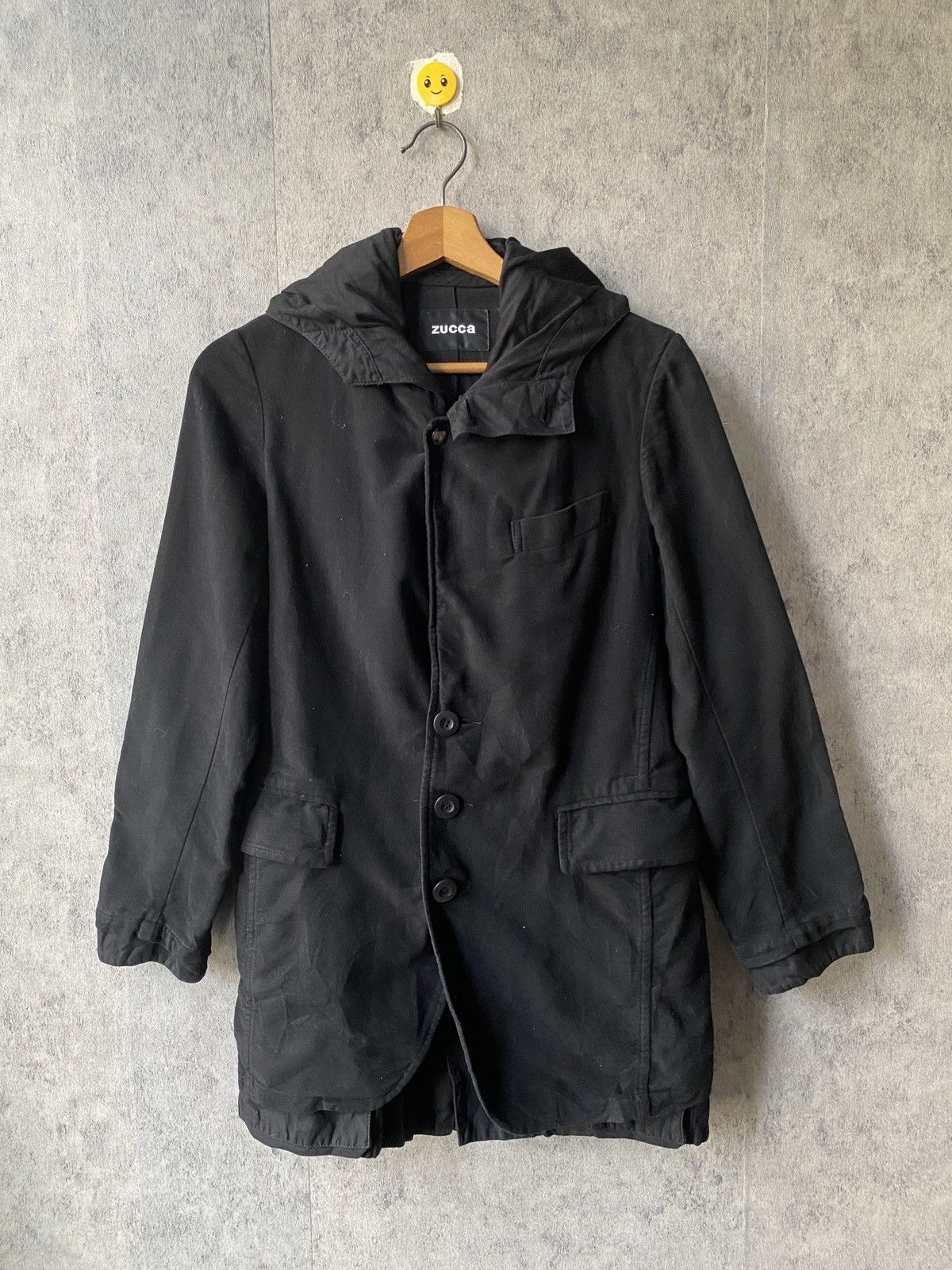 CABANE de ZUCCa Vintage Zucca Issey Miyake Double Layer Hoodie Jacket Size US S / EU 44-46 / 1 - 3 Thumbnail
