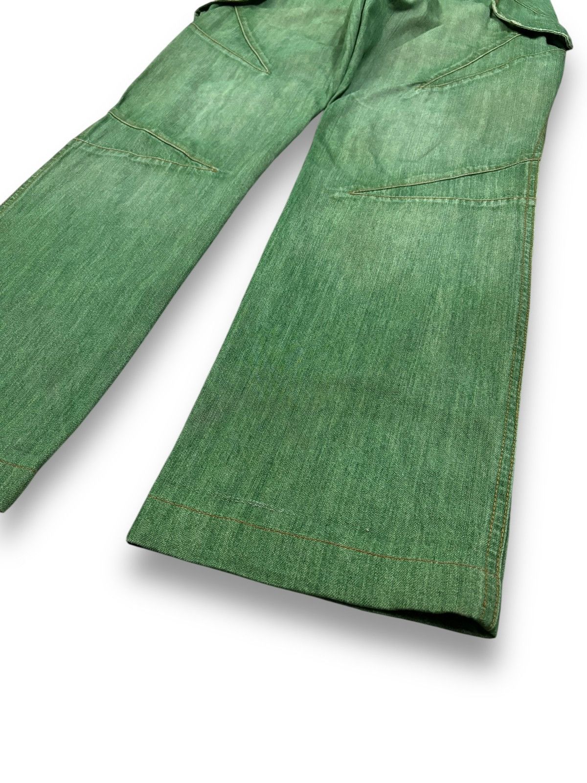Issey Miyake Avant-Garde Griffin Studio Okinawa Faded Jeans Made in Italy Size US 31 - 11 Thumbnail