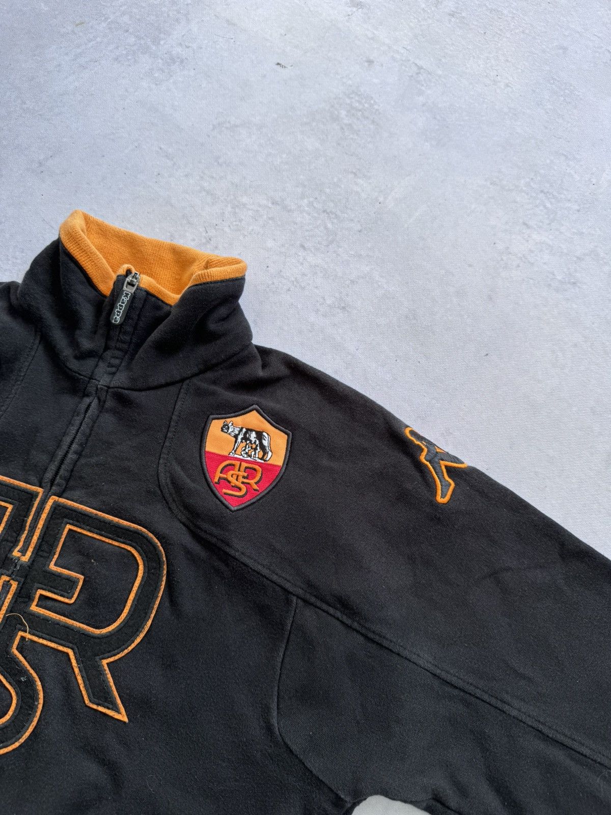 Kappa Vintage Kappa AC Roma Football Size S Soccer Track Jacket Size US XS / EU 42 / 0 - 5 Thumbnail