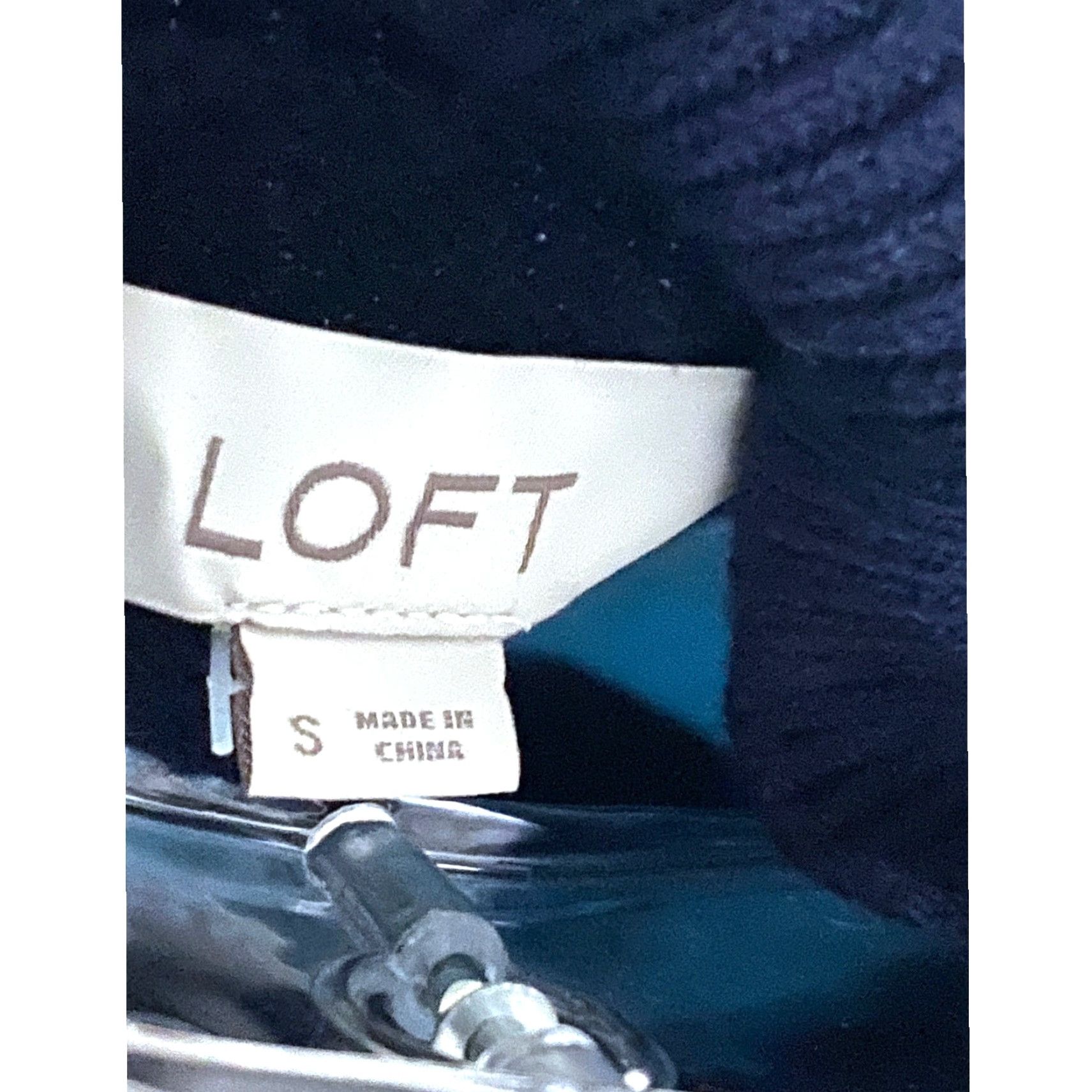 Loft LOFT Blue Striped Mock Neck Sweater S Women's Pullover Casual Nautical Preppy Sailor NWT Size S / US 4 / IT 40 - 6 Thumbnail