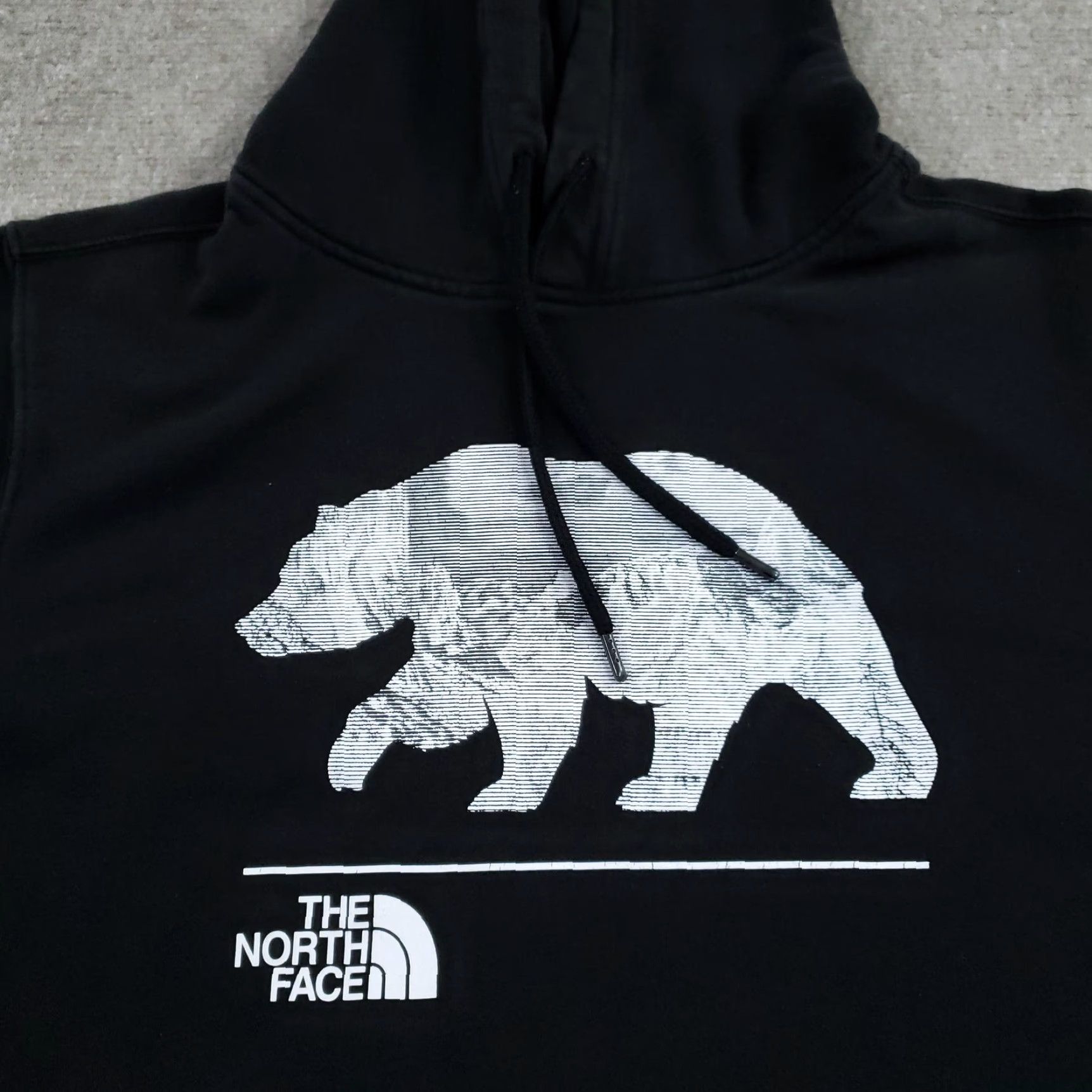 The North Face The North Face Hoodie Mens Large Black Pullover Fleece Graphic Sweatshirt Hooded Pockets Kangaroo Pocket Heavyweight Crew Neck Fall Winter Size US L / EU 52-54 / 3 - 5 Thumbnail