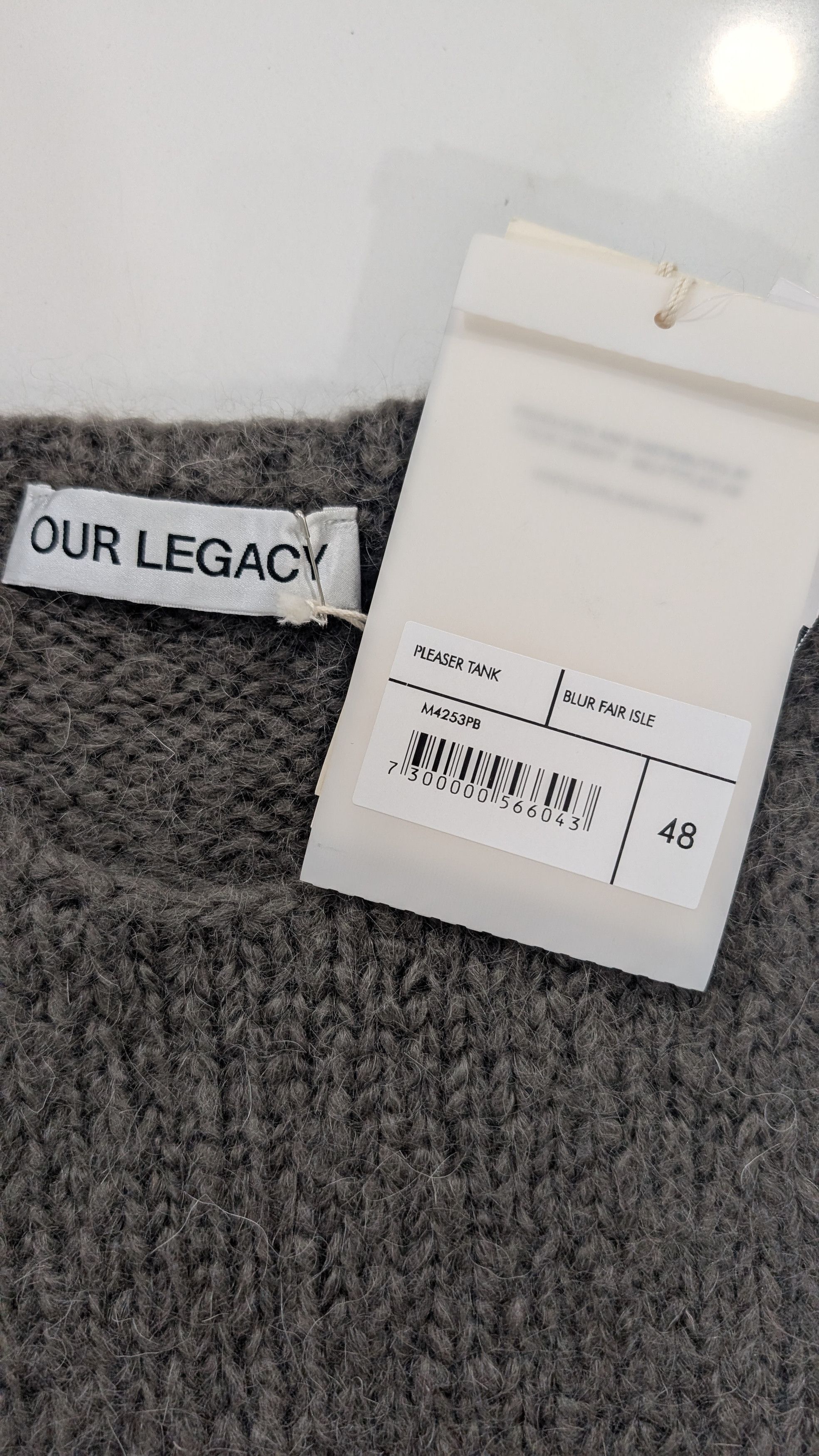 Our Legacy Our Legacy Pleaser Tank Blur Fair Isle Mohair Wool Vest 48 Size US M / EU 48-50 / 2 - 6 Thumbnail