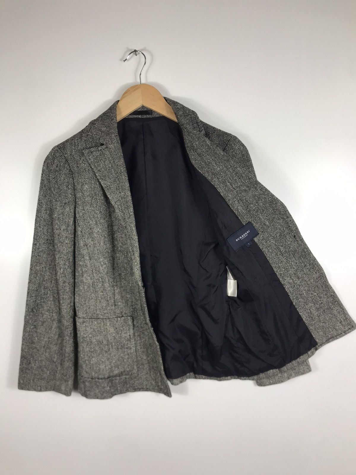 Burberry 🔥Burberry Wool Tweed Button Coat Jacket Size XS / US 0-2 / IT 36-38 - 9 Thumbnail