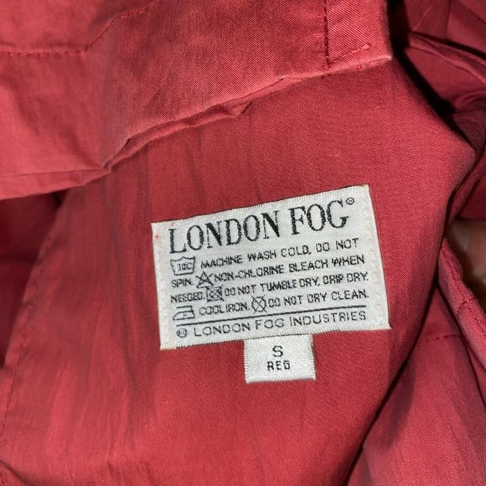 London Fog London Fog Blush Pink Button Down Windbreaker Jacket Small Size S / US 4 / IT 40 - 5 Thumbnail