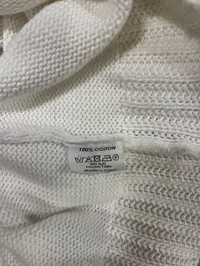 Dries Van Noten Dries Van Noten Architecture White Sweater Size US S / EU 44-46 / 1 - 8 Thumbnail
