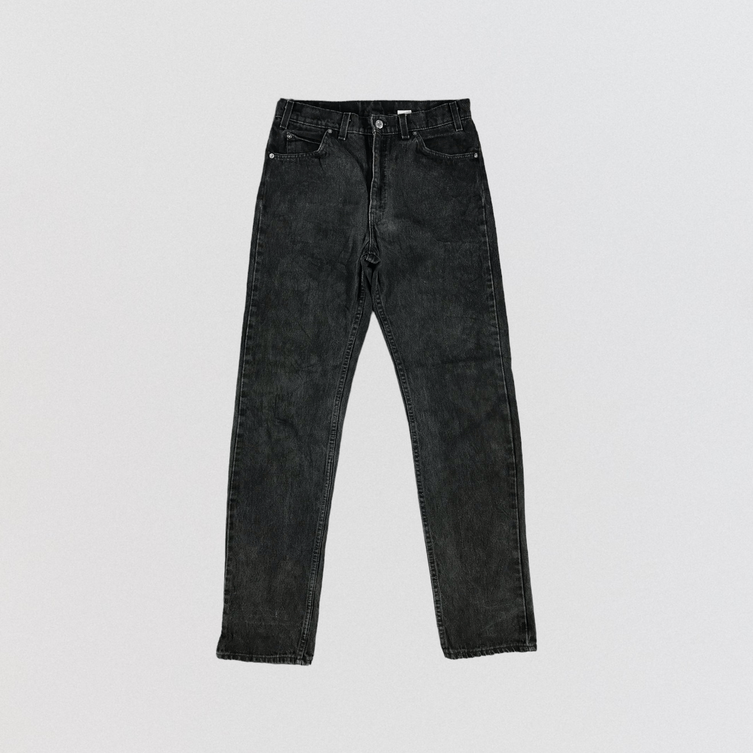 Levi's Vintage 90s Faded Black Levis 505 Orange Tab Jeans-JM3017 Size US 33 - 1 Thumbnail