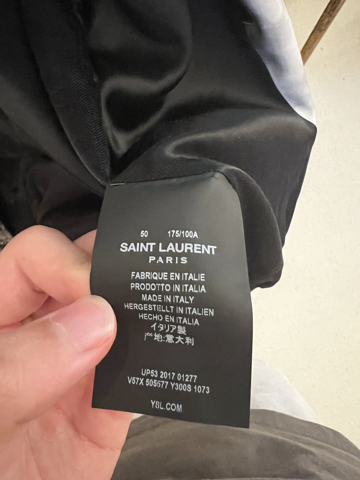 Saint Laurent Paris SS 2017 Saint Laurent Paris Tie Dye Varsity Jacket Size US M / EU 48-50 / 2 - 5 Thumbnail