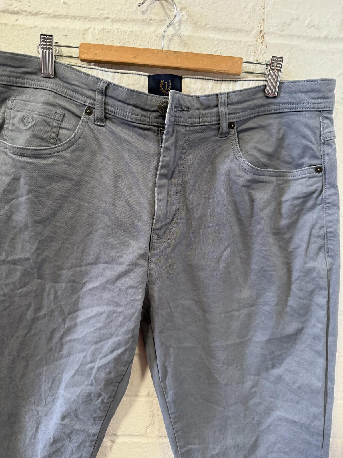 Designer Stylish Grey Chinos for Men Size US 36 / EU 52 - 4 Thumbnail