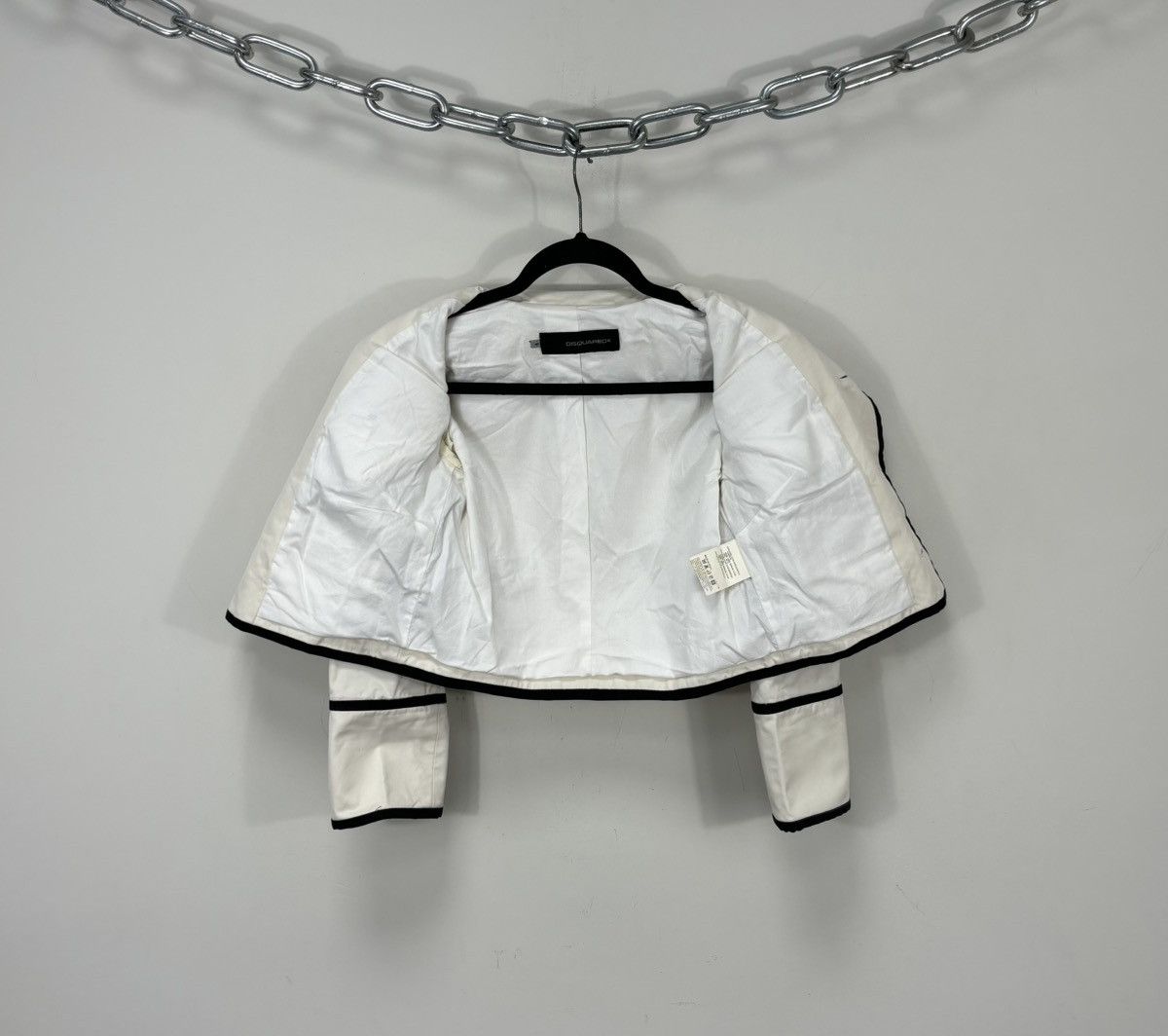 Dsquared2 Dsquared2 Women’s Multipocket Rare Luxury Short Boxy Jacket Size S / US 4 / IT 40 - 2 Thumbnail