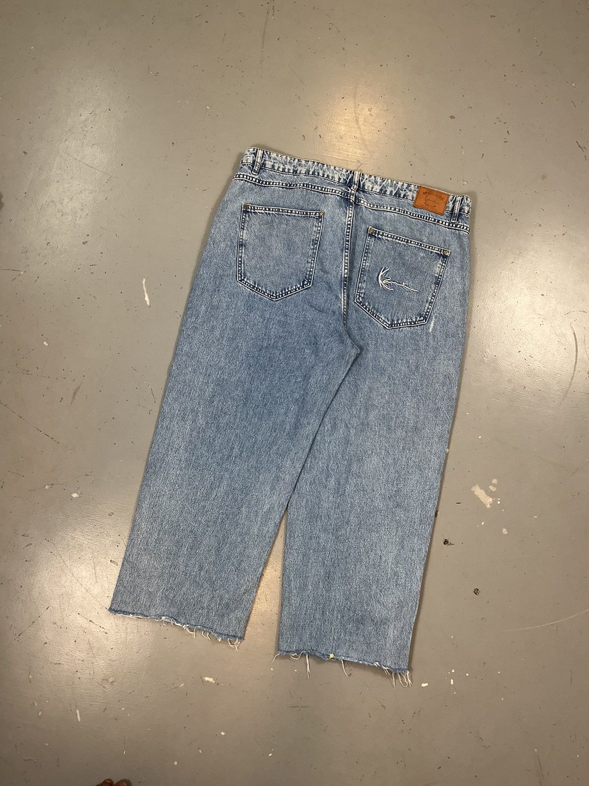 Karl Kani × Vintage Vintage Karl Kani SpellOut embroidered baggy fit denim Size US 42 / EU 58 - 11 Thumbnail