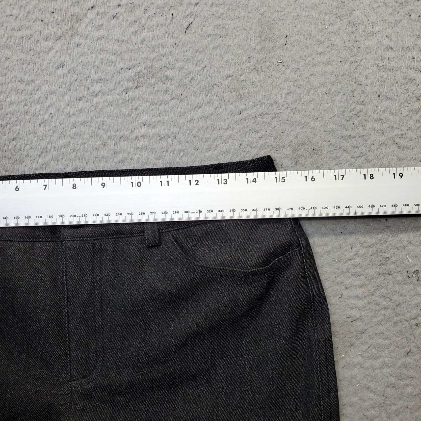 CLOT Peace of Cloth Panticular Pants Womens 4 Gray Stretch Flat Front Straight Leg Pants Size 27" / US 4 / IT 40 - 6 Thumbnail