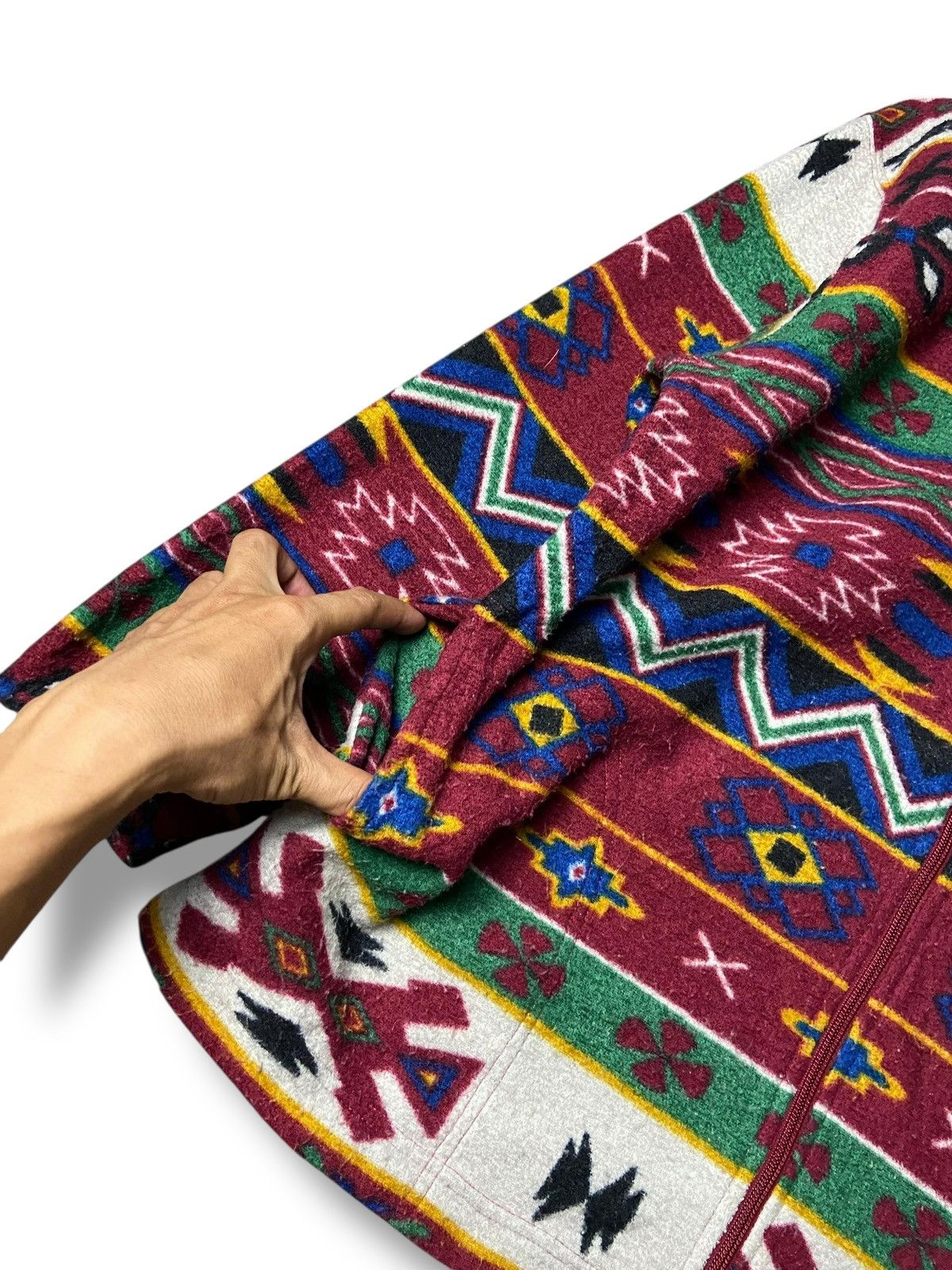 Japanese Brand Passion Brand Native Design Fleece Jacket (145) Size US M / EU 48-50 / 2 - 2 Thumbnail