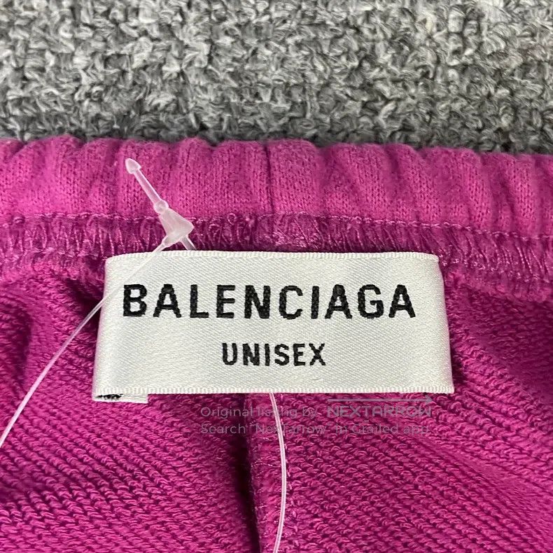 Balenciaga Balenciaga size XS Solid Color Casual Drawstring Sweatpant Size US 27 - 4 Thumbnail