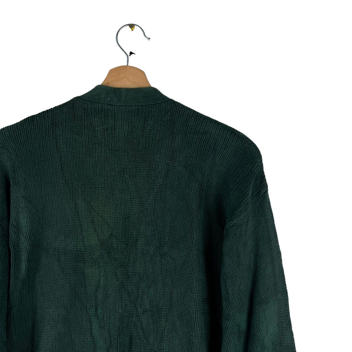 Polo Ralph Lauren 🔥VINTAGE KNIT CARDIGAN JACKET POLO RALPH LAUREN RICH GREEN Size US M / EU 48-50 / 2 - 7 Thumbnail