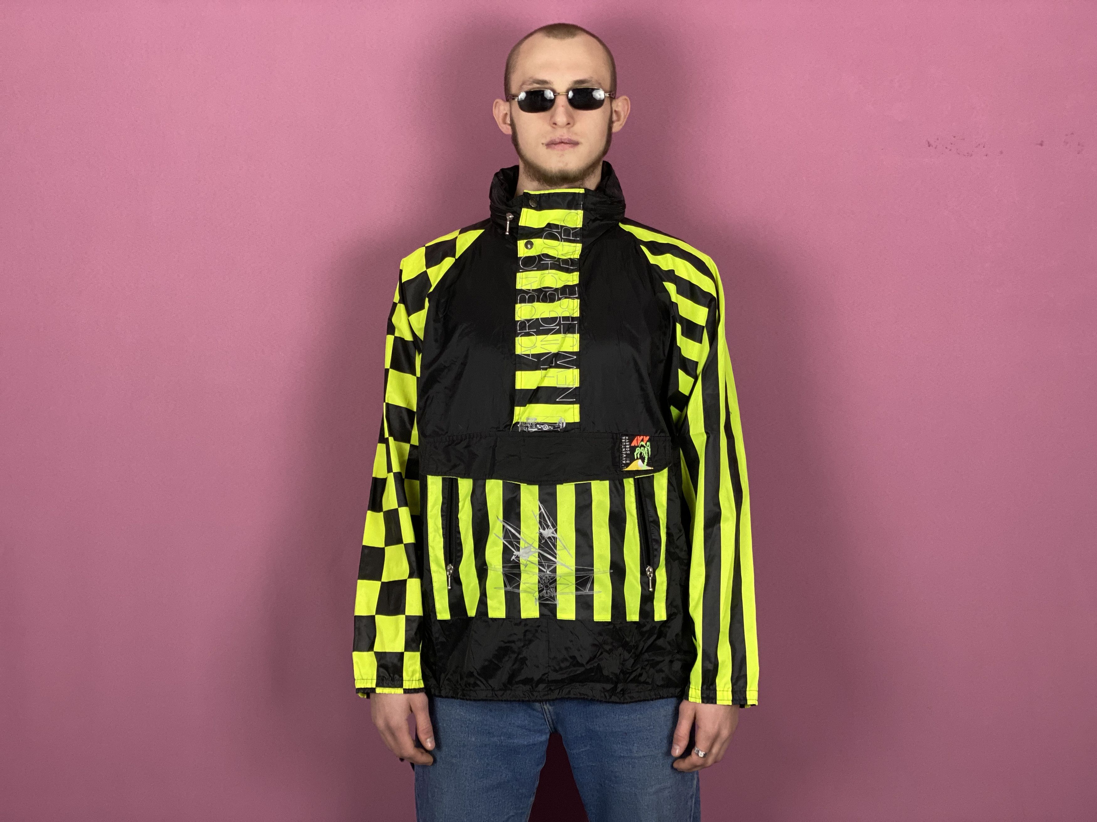 Vintage 90s Vintage Men's Rain Jacket - Size L Windbreaker Size US L / EU 52-54 / 3 - 4 Thumbnail
