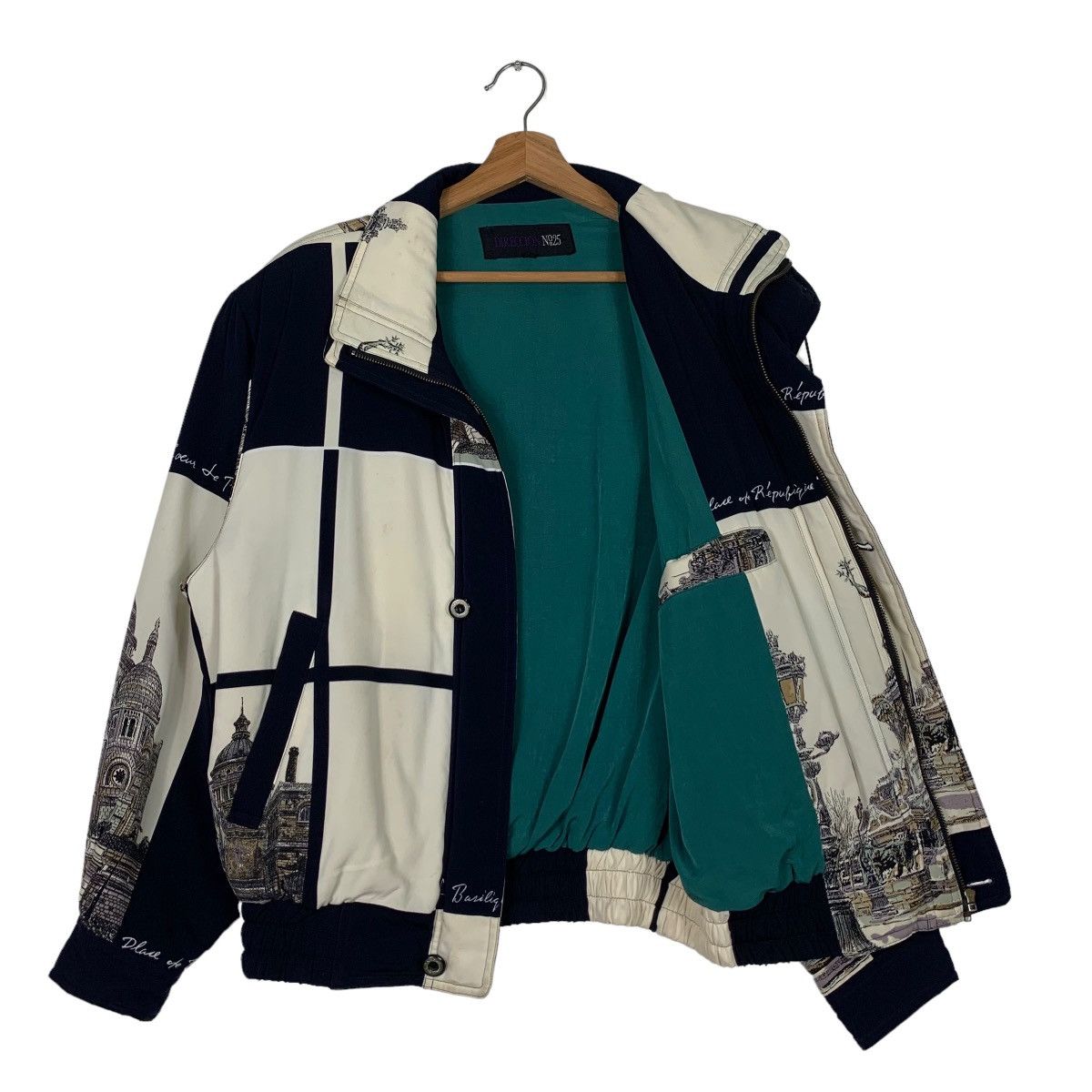 Japanese Brand DIRECCION NO25 PARIS HISTORY FULLPRINT JACKET #0130-C7 Size US M / EU 48-50 / 2 - 8 Thumbnail