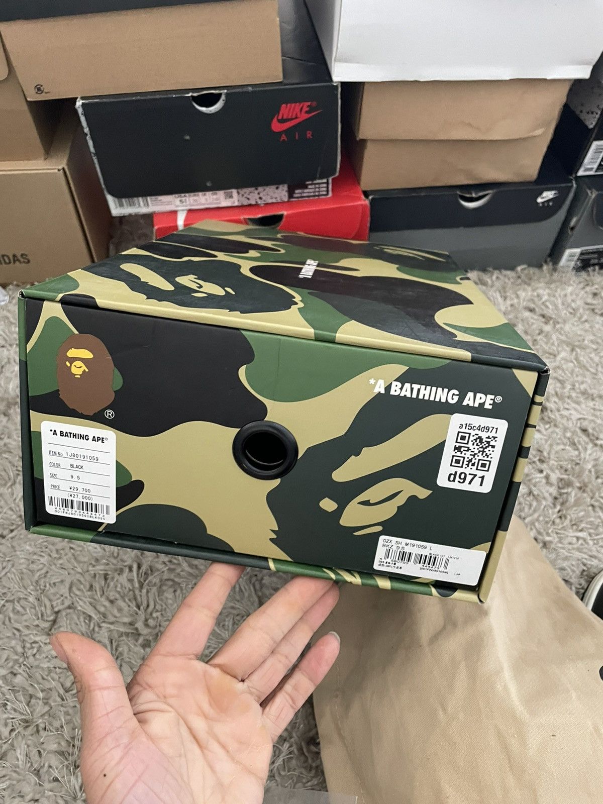 Bape Bape Sk8 Sta #5 M1 Black Size US 9.5 / EU 42-43 - 14 Thumbnail