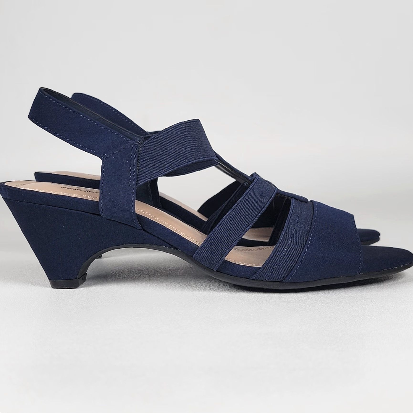 Vintage East 5th Memory Foam Strappy Sandals Women Blue Size 8.5 M Size US 9 / IT 39 - 2 Thumbnail