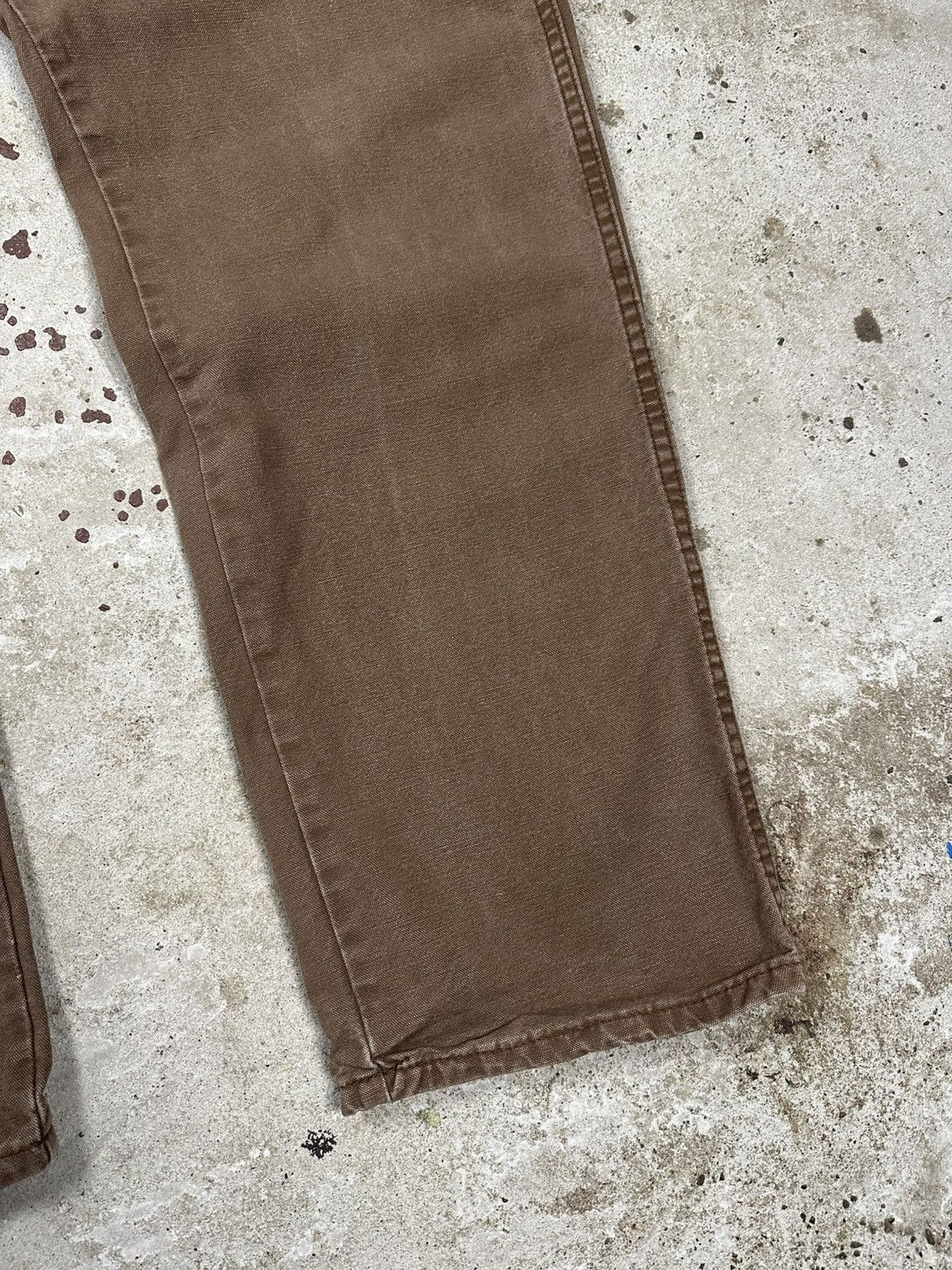 Dickies × Vintage Vintage Y2K Dickies Baggy Brown Carpenter Denim Pants Jeans Size US 38 / EU 54 - 3 Thumbnail
