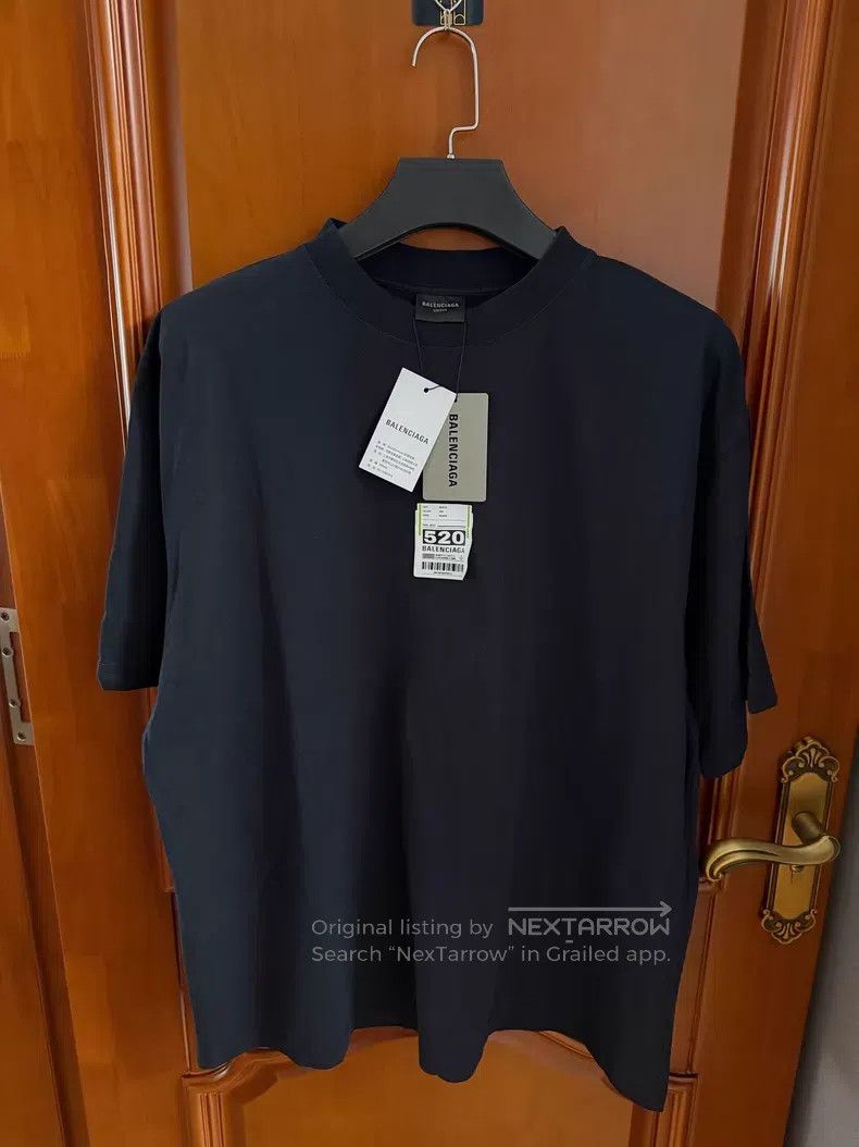 Balenciaga Balenciaga Black short-sleeve T-shirt Size US XL / EU 56 / 4 - 1 Thumbnail