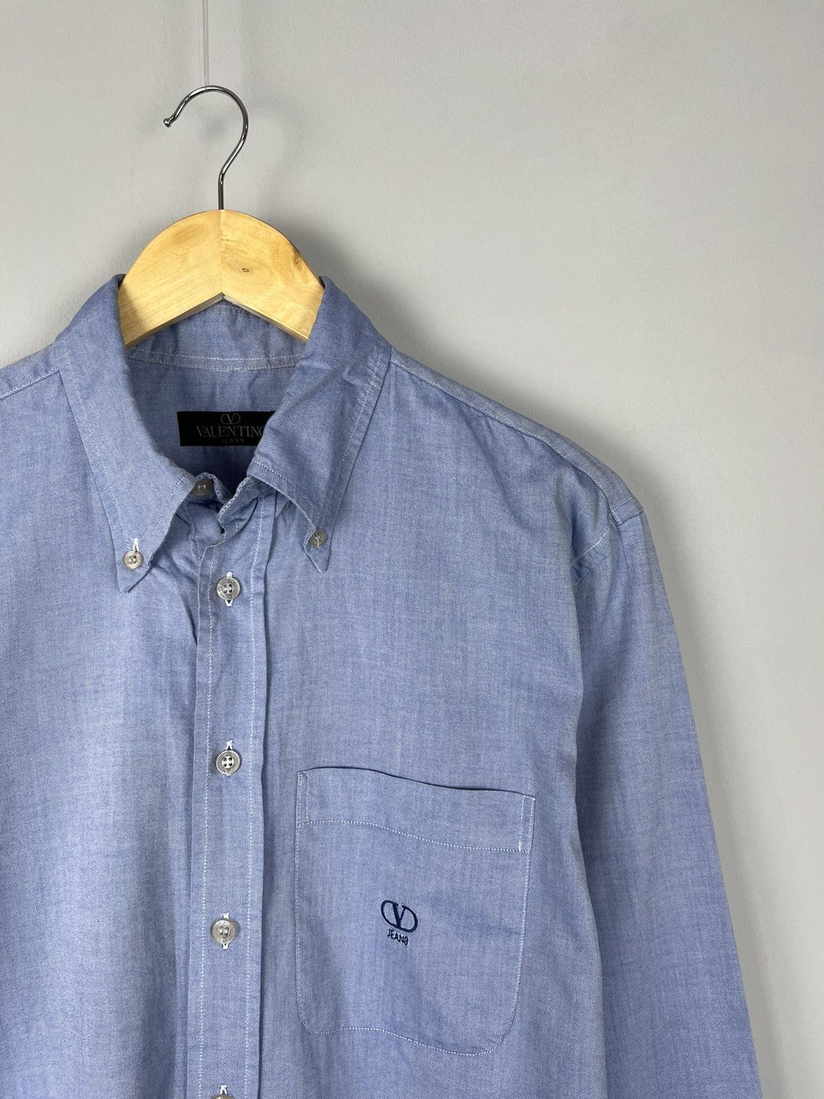 Valentino × Vintage Valentino Vintage Retro Y2K 90s Shirt Made in Italy Size US M / EU 48-50 / 2 - 3 Thumbnail