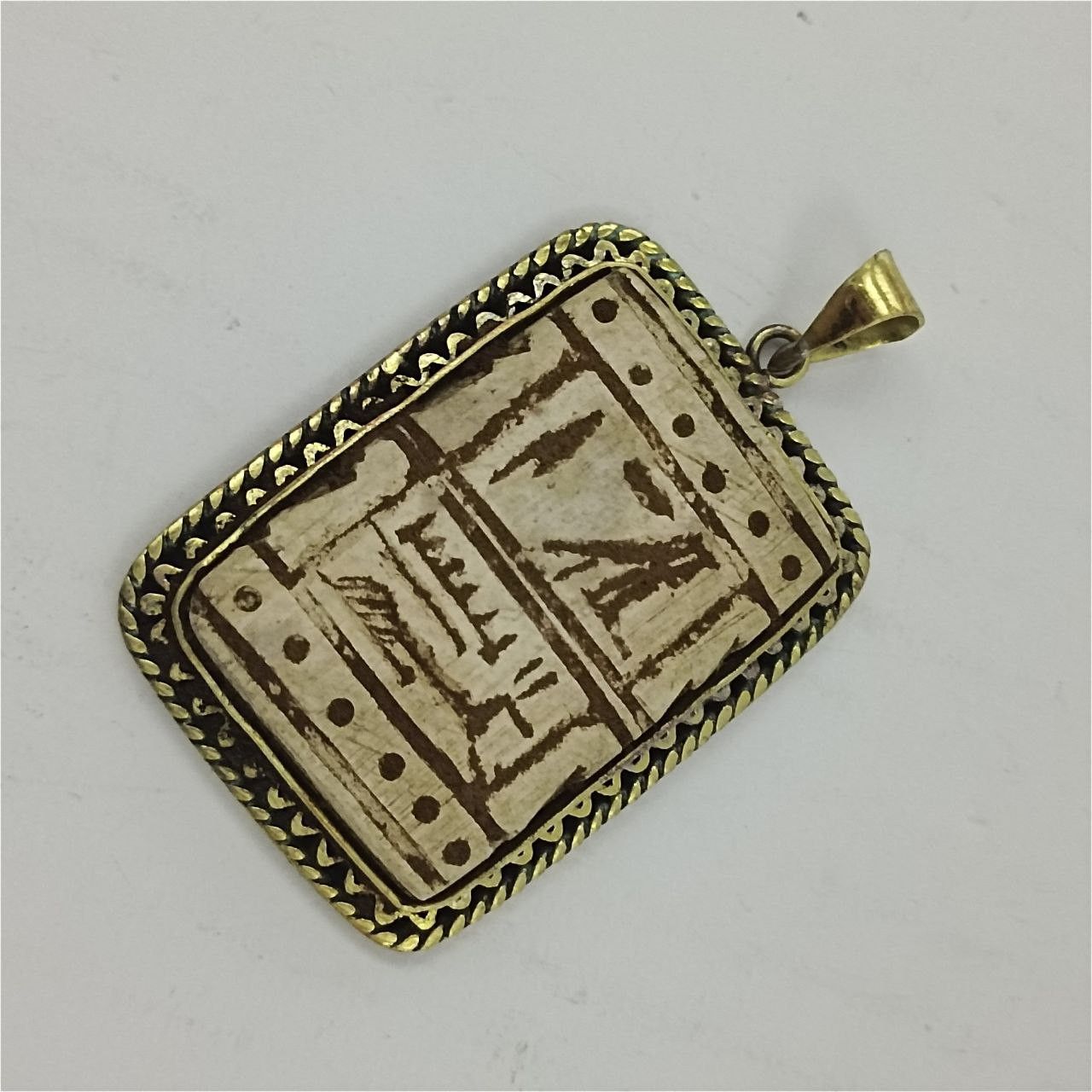 Other Egyptian pendant with hieroglyphs antique pharaonic style Size ONE SIZE - 4 Thumbnail