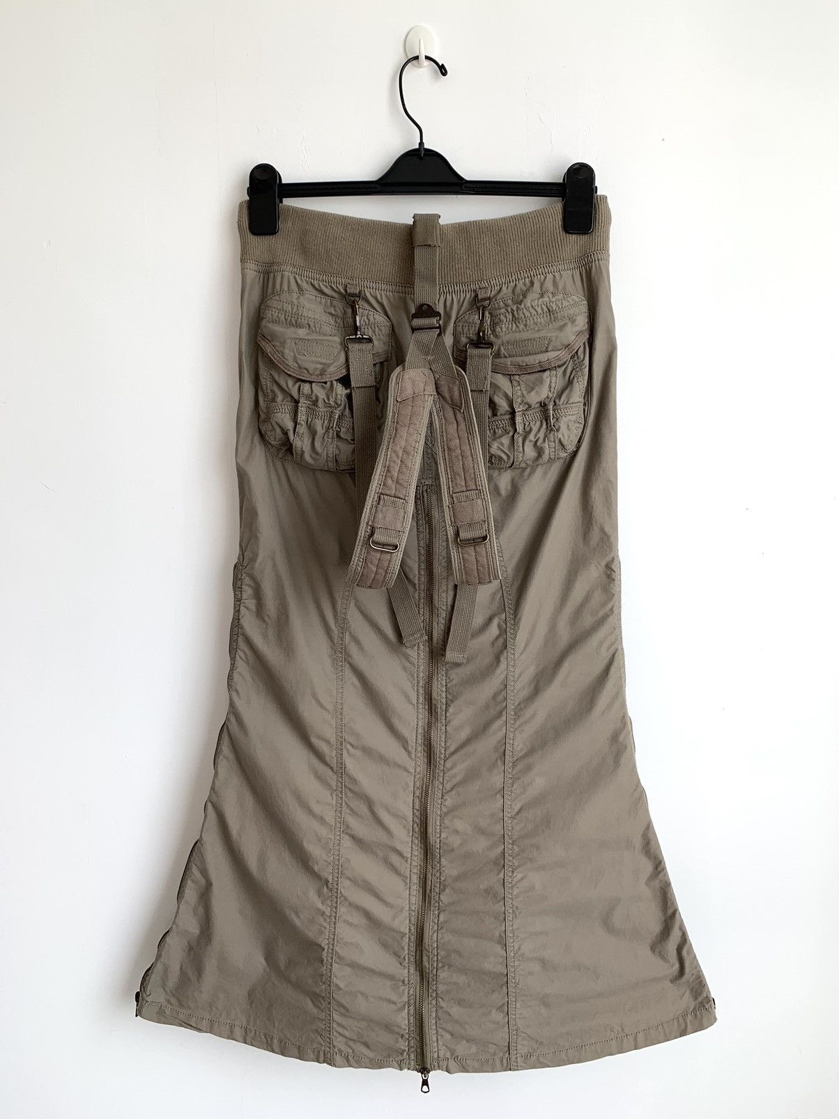 Japanese Brand GOA Flared Zipper Skirt Suspender Size 30" / US 8 / IT 44 - 2 Thumbnail