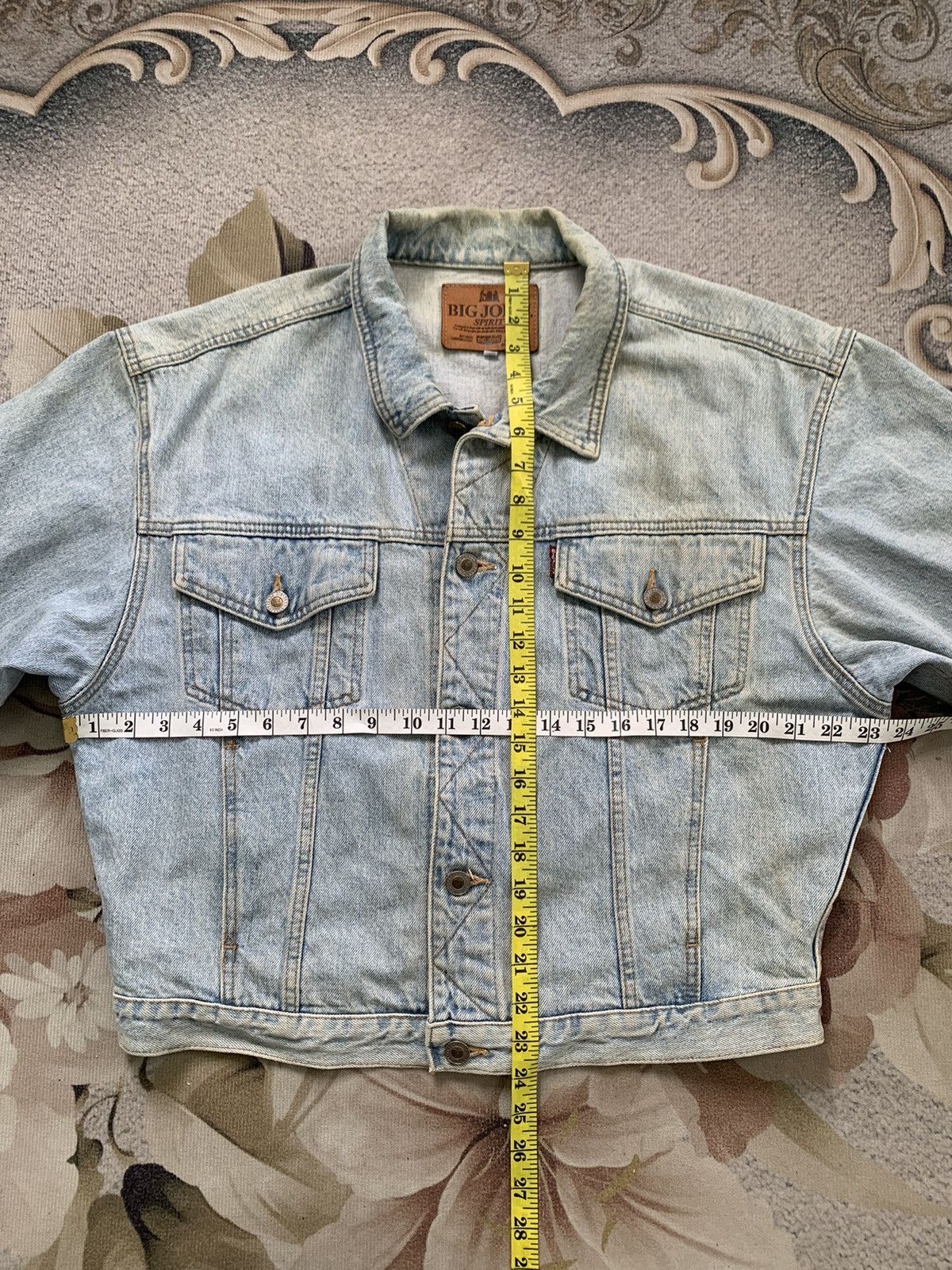 Vtg Big John Spirit SP-603 Denim Jacket Buckle Back