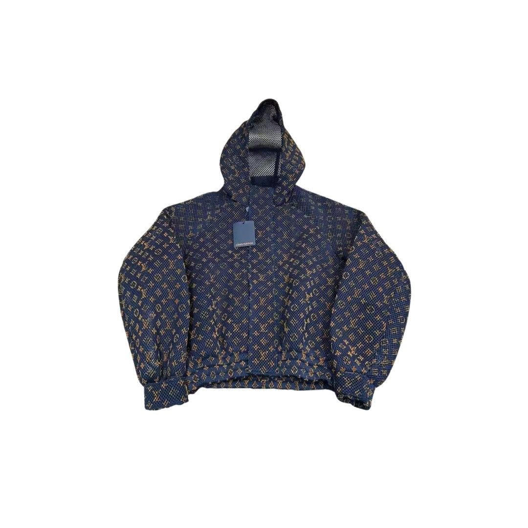 Louis Vuitton Gradient Monogram Mesh Hoodie Jacket