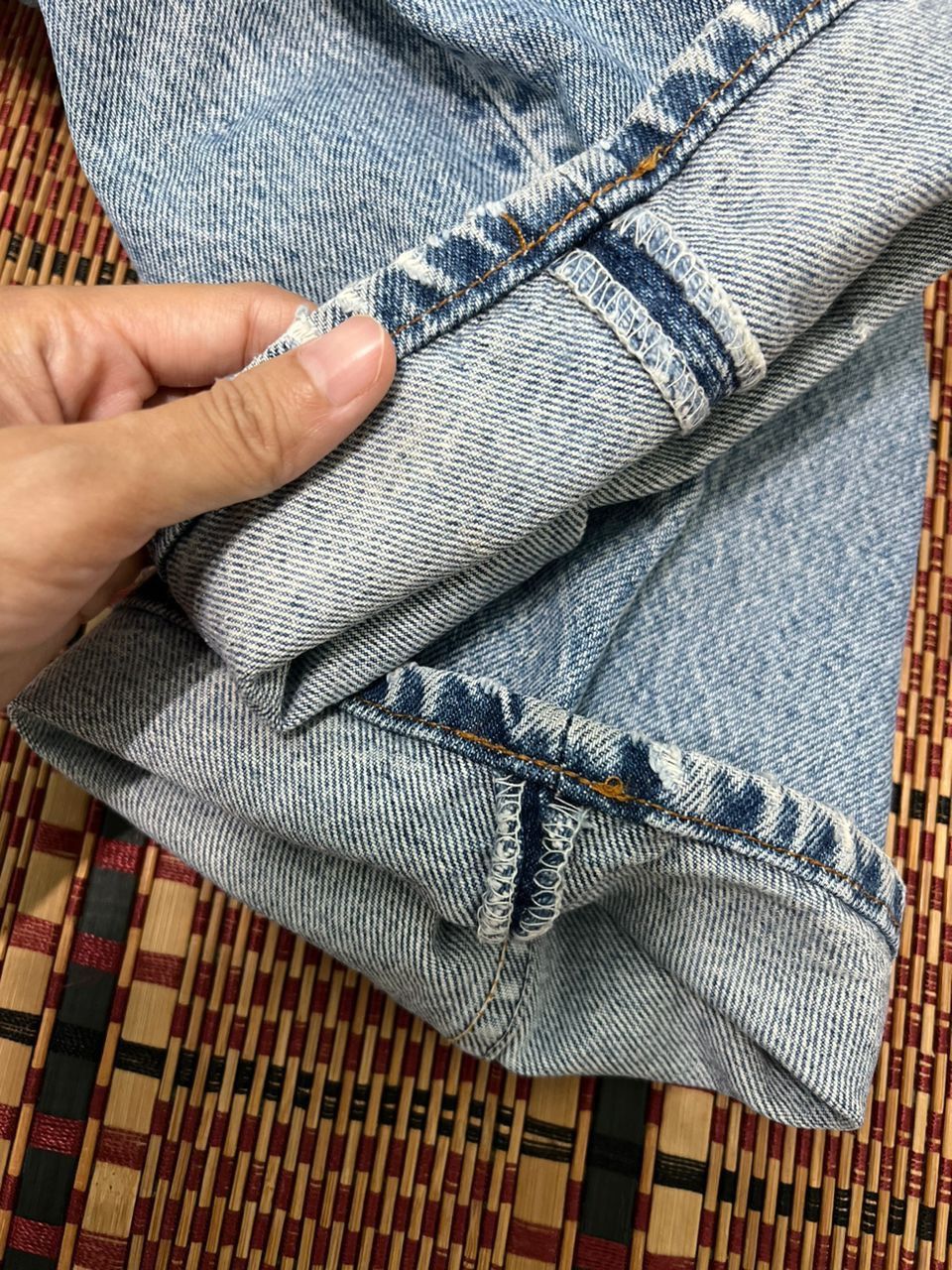 Levi's × Vintage Vintage Levis 505 Acid Wash Distressed Size US 33 - 10 Thumbnail