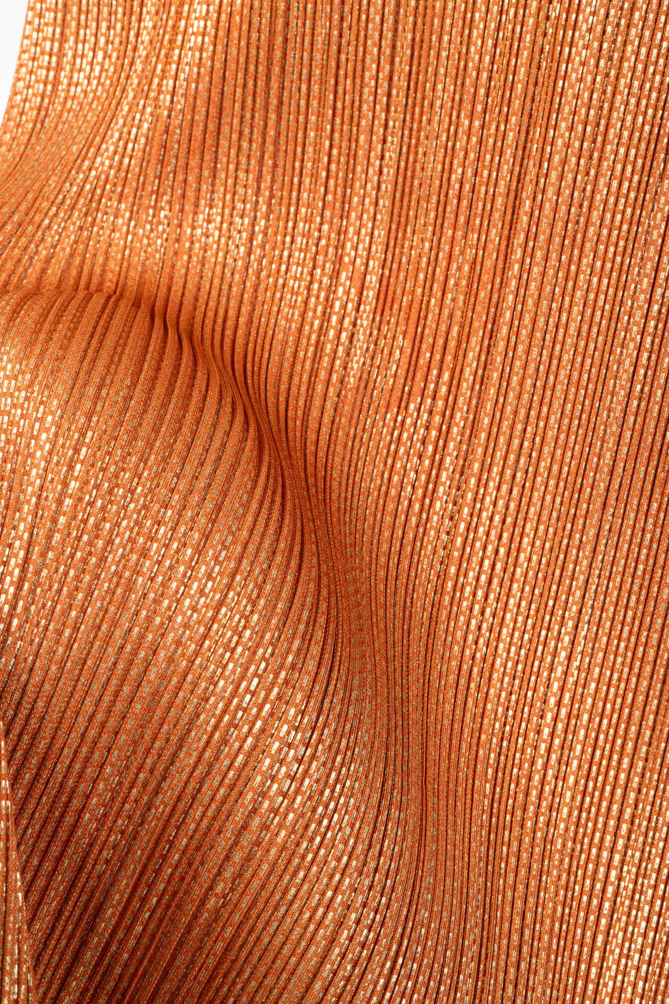 Pleats Please Issey Miyake Pleats Please Issey Miyake Metallic Sleeveless Maxi Dress Size M / US 6-8 / IT 42-44 - 6 Thumbnail