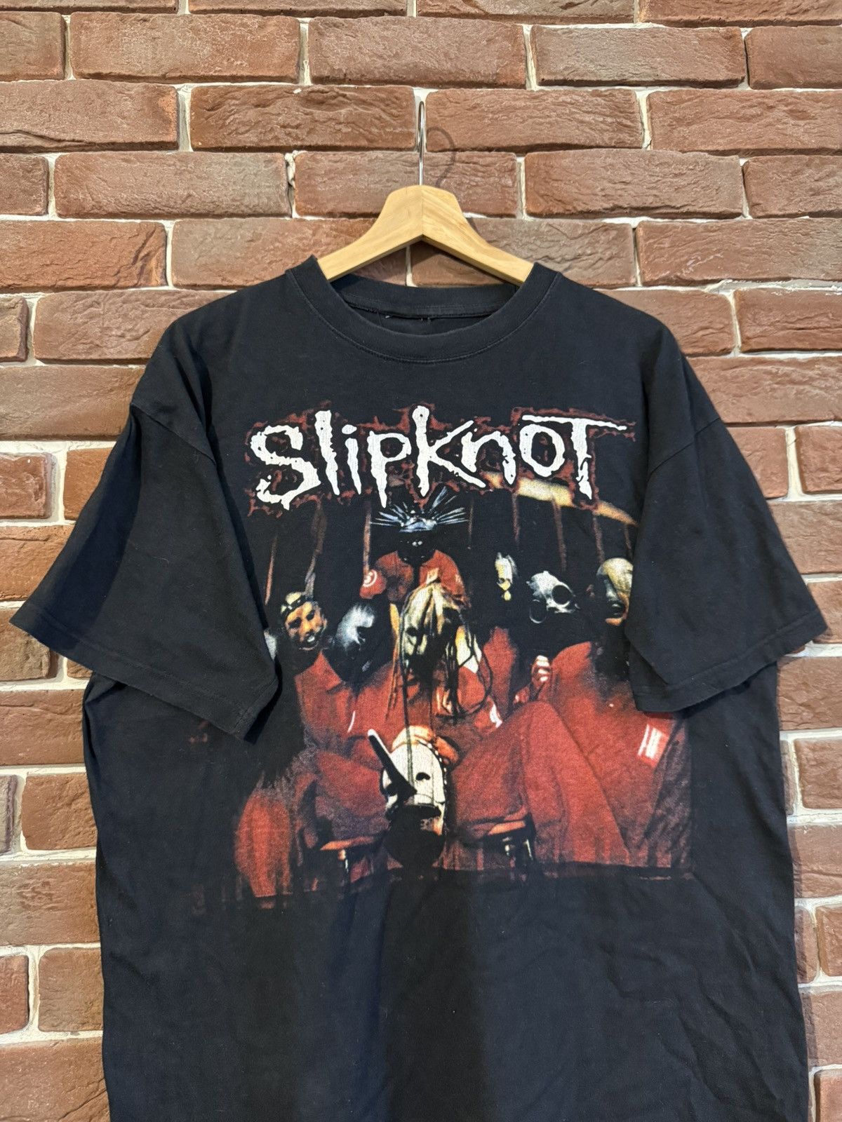 Band Tees Vintage Slipknot Self Titled 90s Tshirt Nu Metal Band XL Size US XL / EU 56 / 4 - 3 Thumbnail