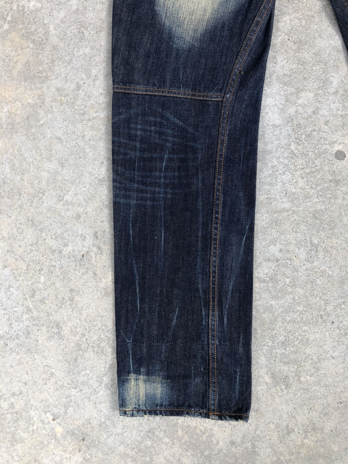 Japanese Brand Japanese Dominate Handcrafted Double Waist Distressed Jeans Size US 32 / EU 48 - 11 Thumbnail