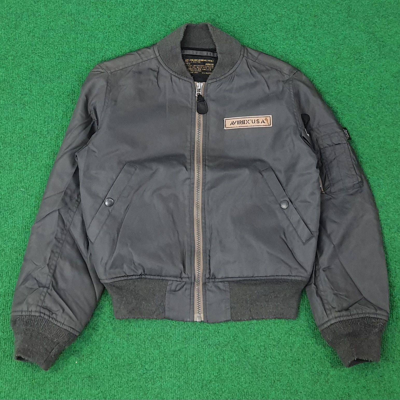 Avirex Vintage Avirex USA Military Bomber Jacket C256N5 Size US XXS / EU 40 - 3 Thumbnail