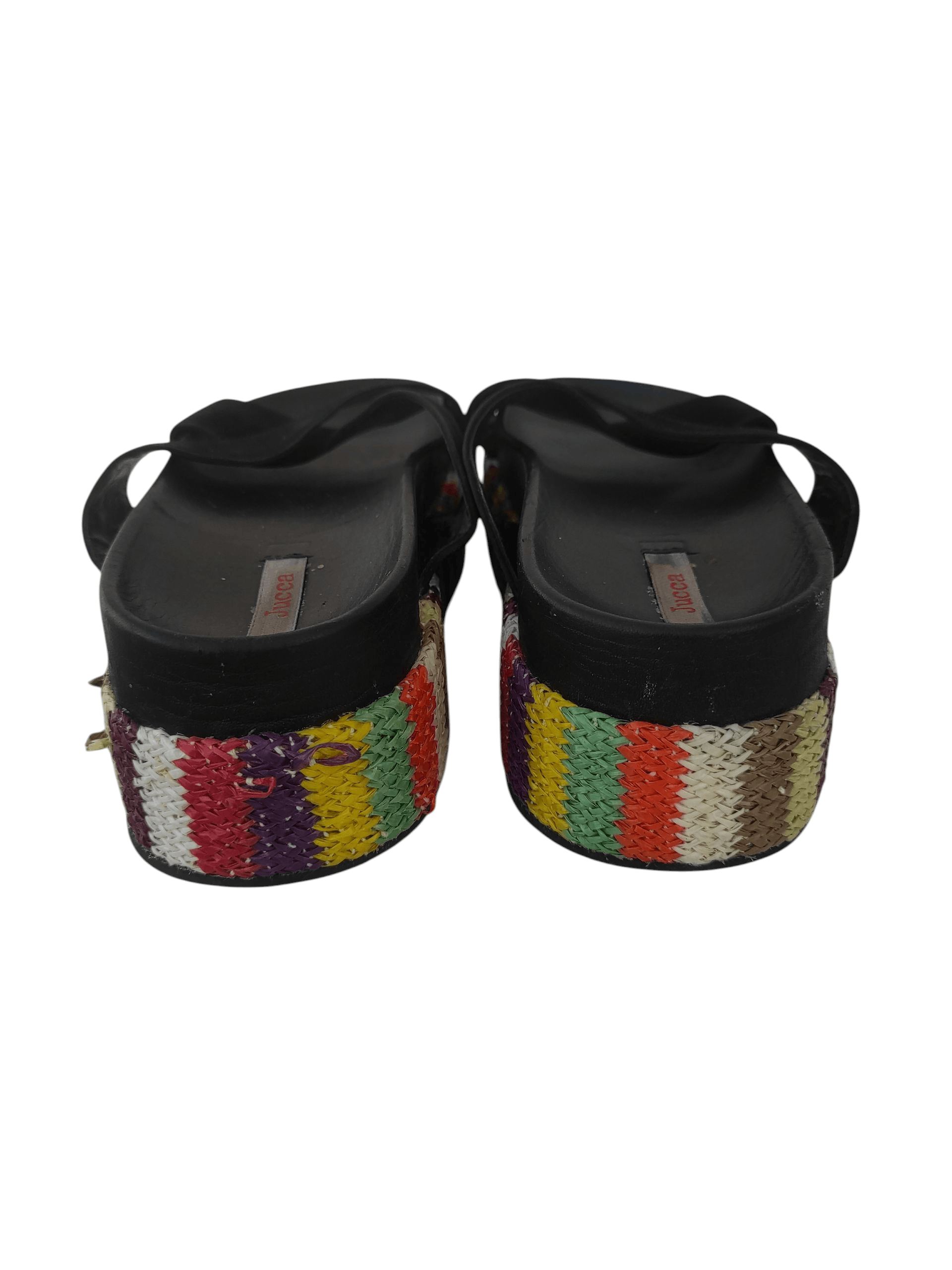Other Jucca Chunky Platform Colorful Sandals Comfort Open Toe Size US 9 / IT 39 - 3 Thumbnail