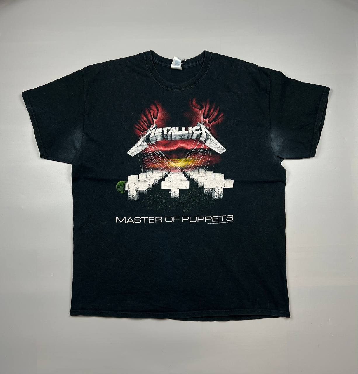 Band Tees Vintage Black Metalica Master Of Puppets 2007 T-Shirt Size US XL / EU 56 / 4 - 1 Thumbnail
